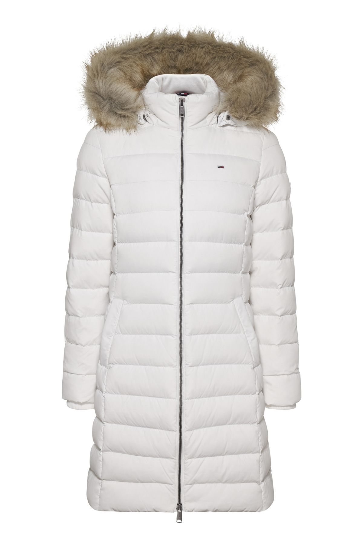 Tommy hilfiger coat cheap womens white