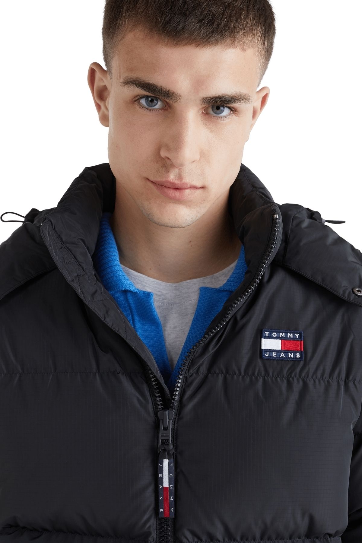 Tommy hilfiger black cheap coat