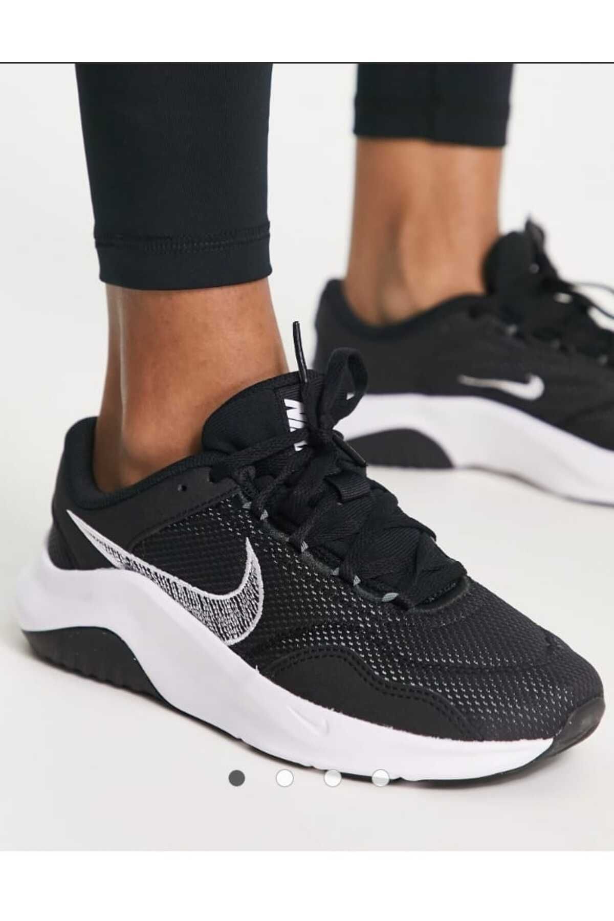 Nike training legend trainers in hotsell triple black