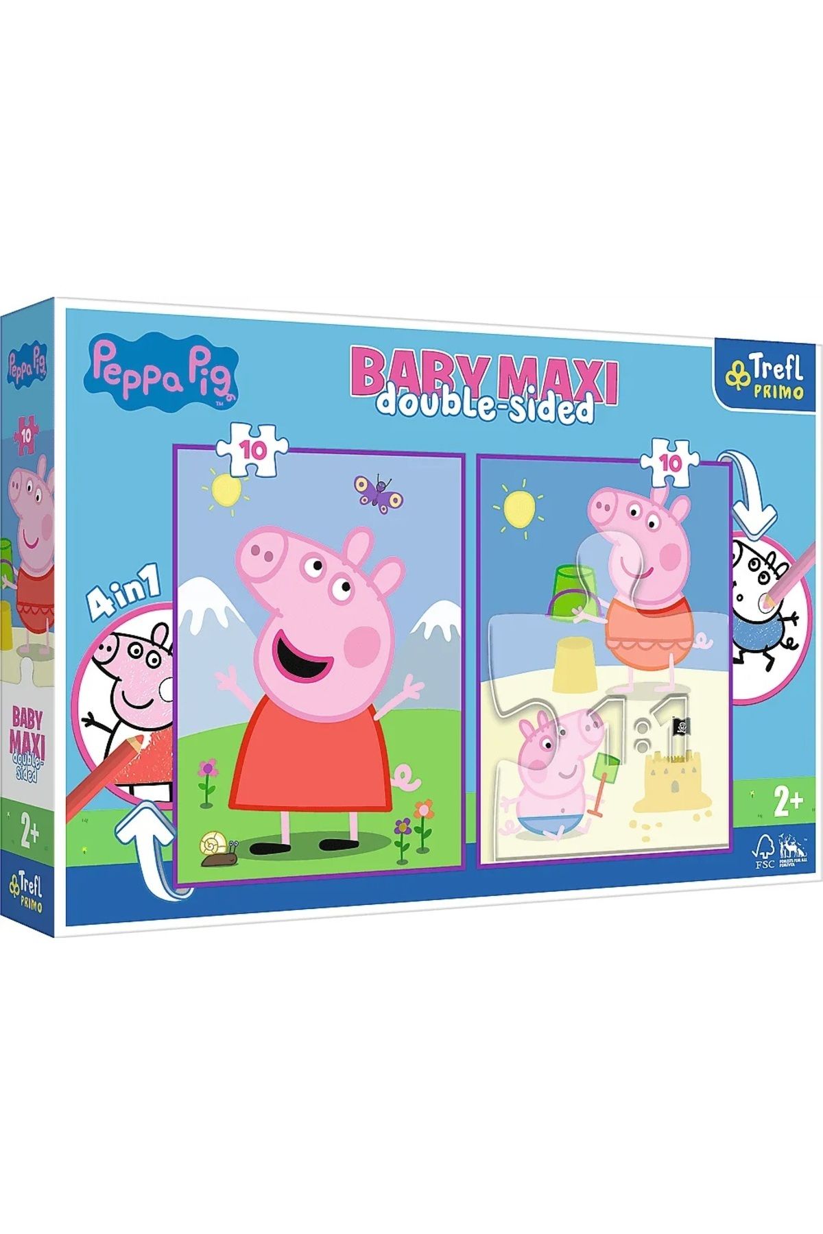 Depomiks Avm Trefl Puzzles Baby Maxi 2X10 Peppa Pig Trendyol
