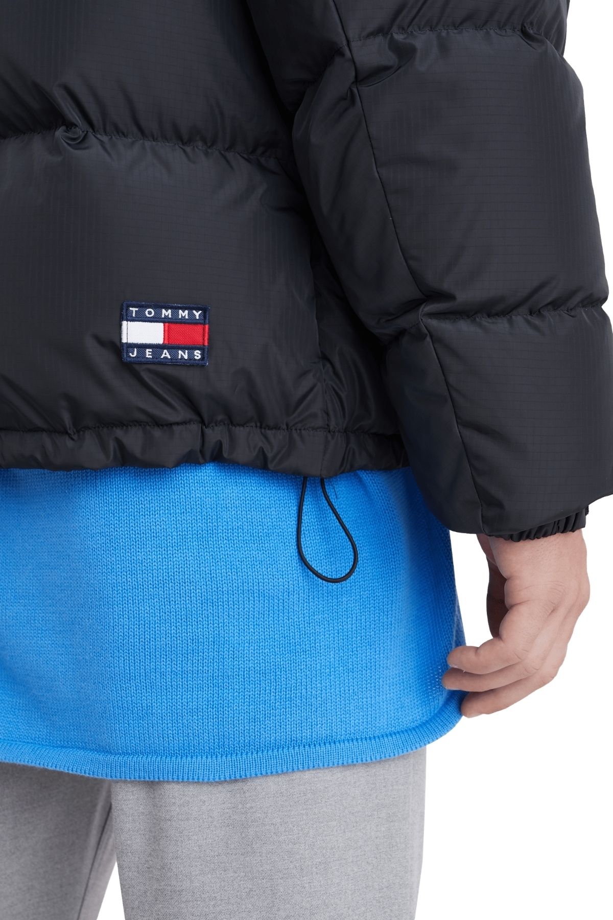 Black tommy hilfiger parka clearance