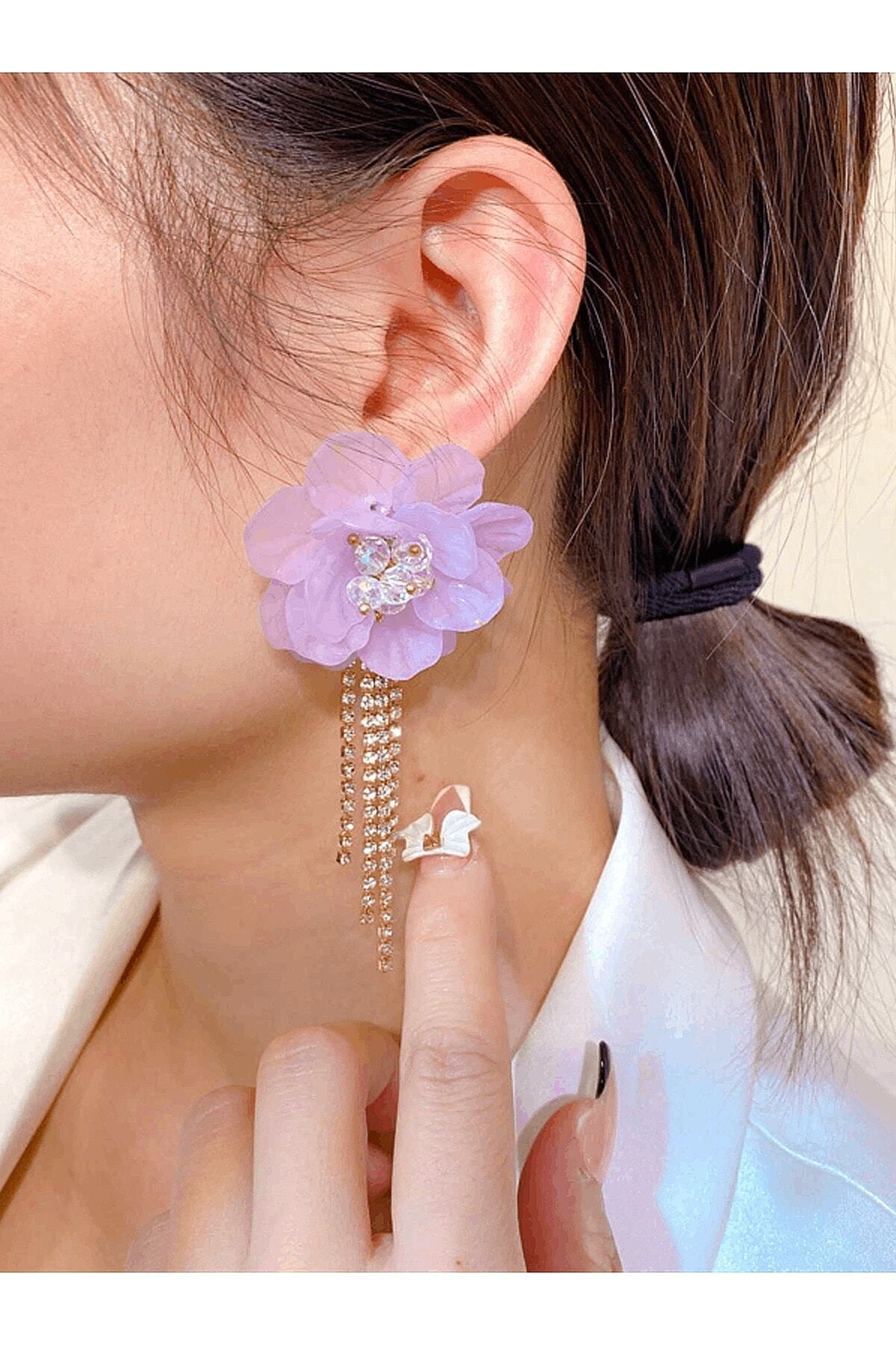 Peony earrings store