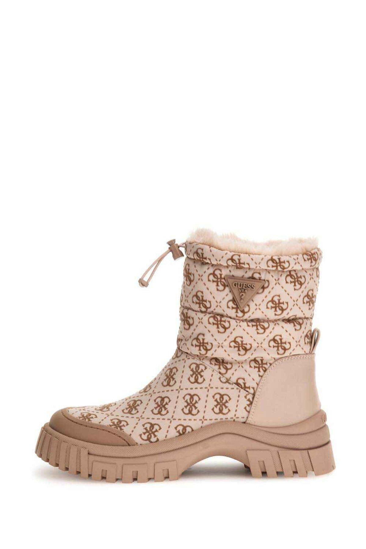 Guess Ankle Boots White Flat Trendyol