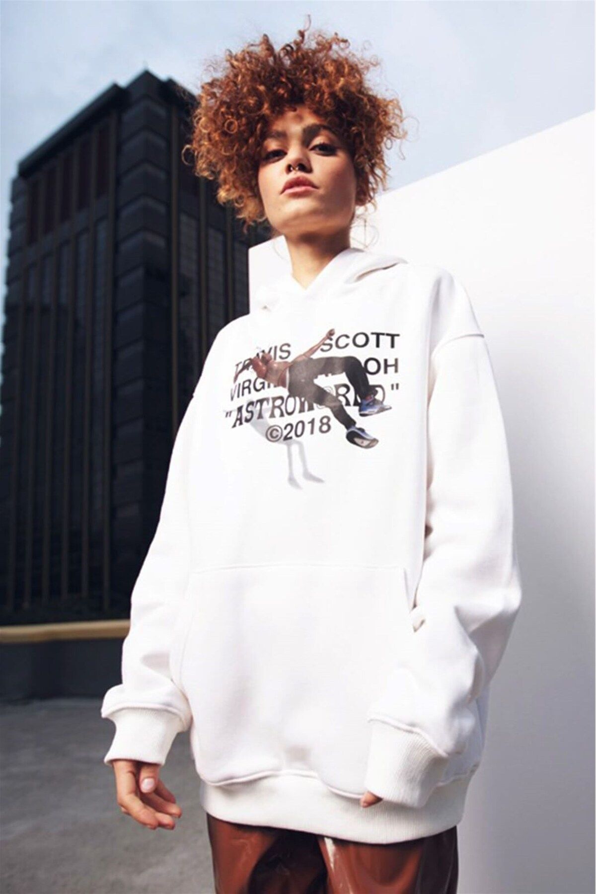 Astroworld hoodie hot sale white