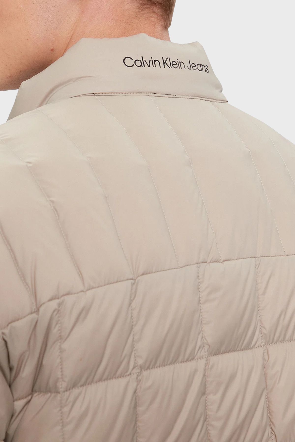 Calvin klein shop stand collar coat