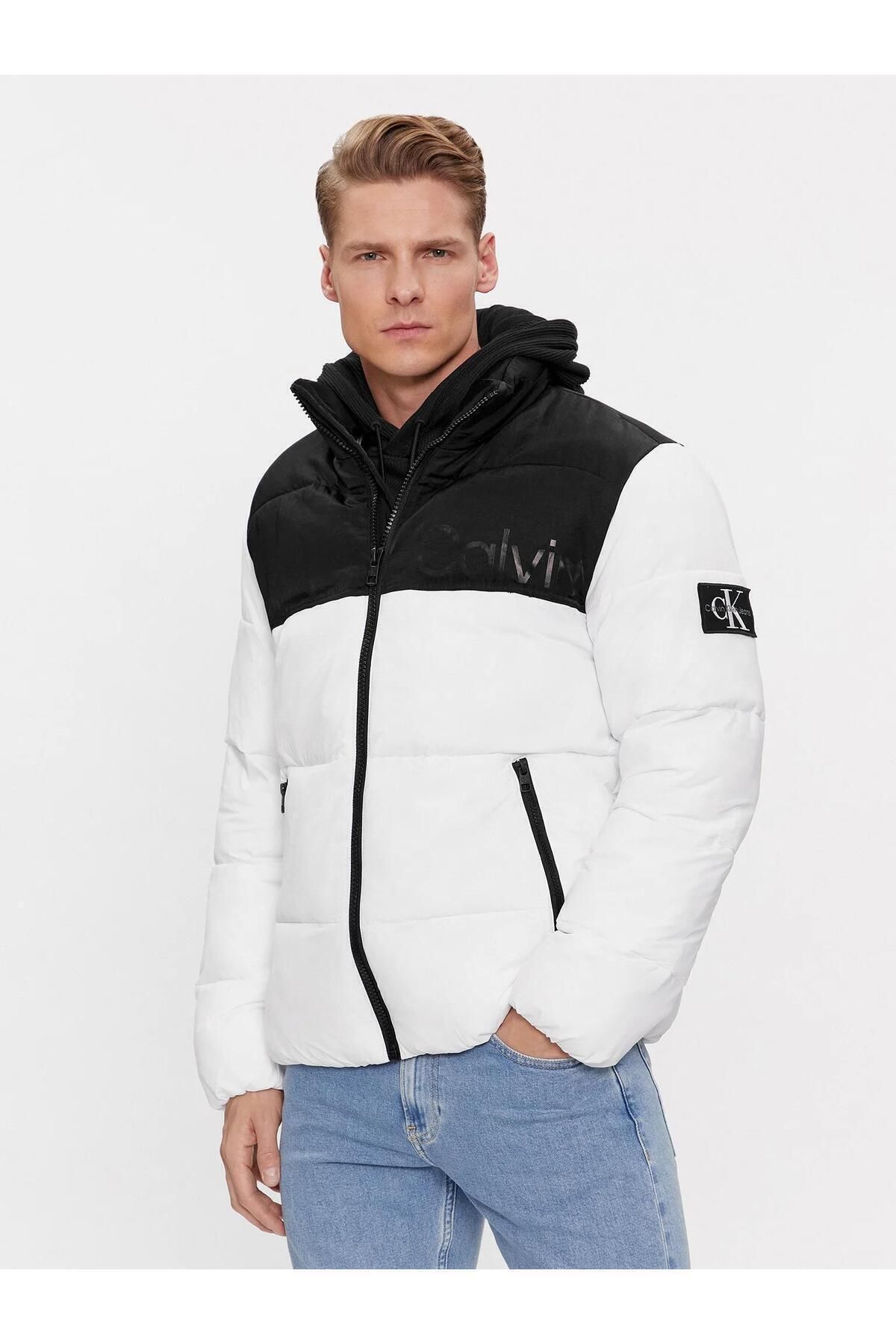 Calvin klein store white winter coat