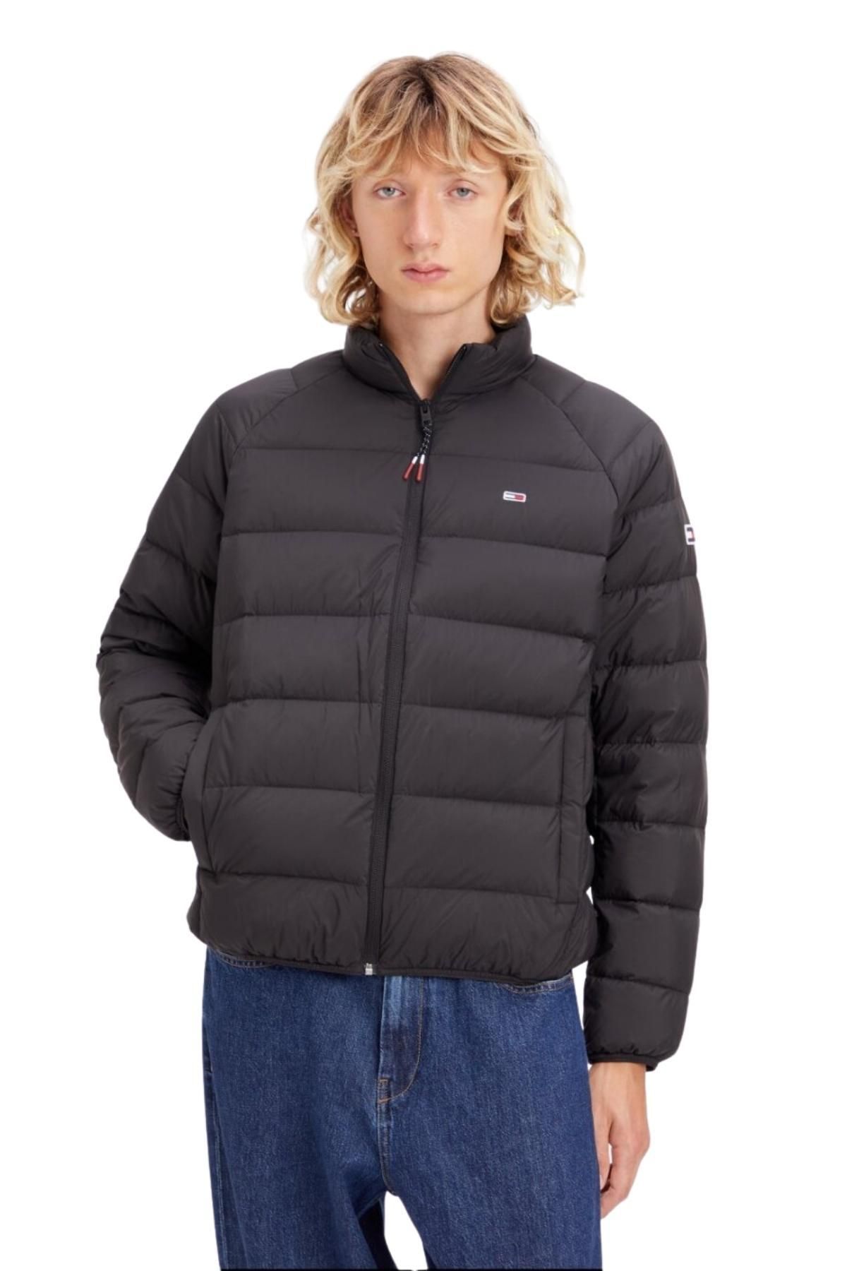 Tommy hilfiger black coat 2025