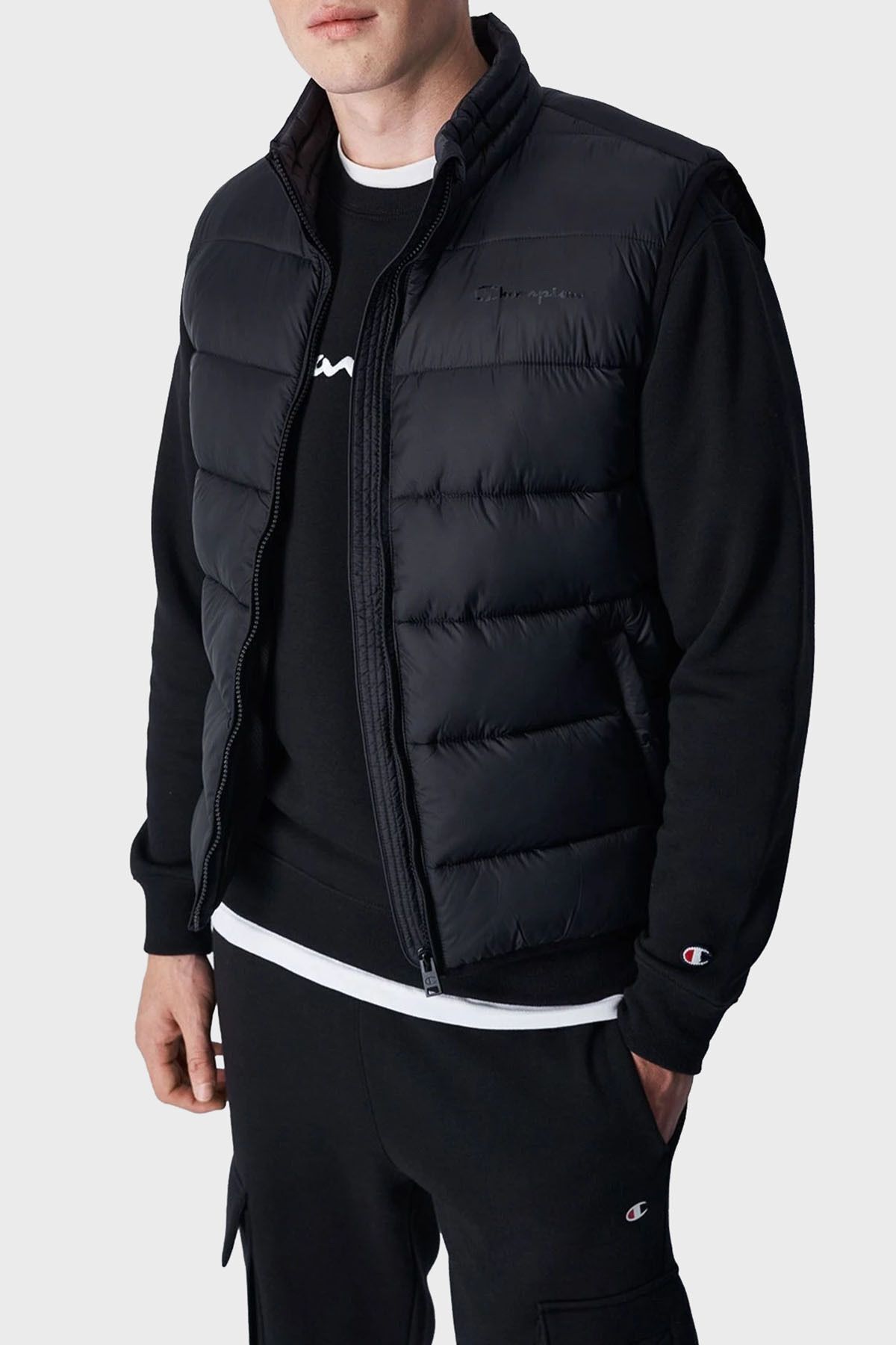 Black hotsell champion vest