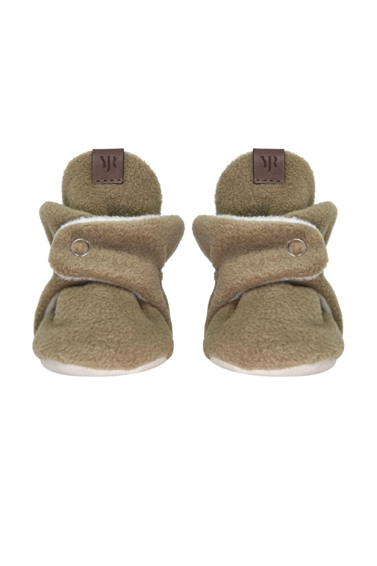Caluu Baby Non Slip Sole Baby Slippers First Step Home Booties