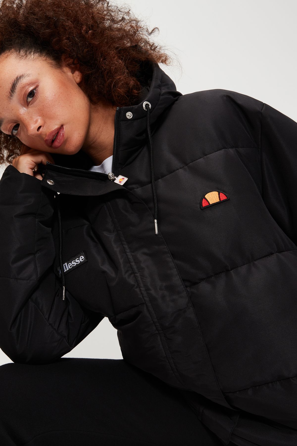 Ellesse Winter Jacket Black Puffer Trendyol