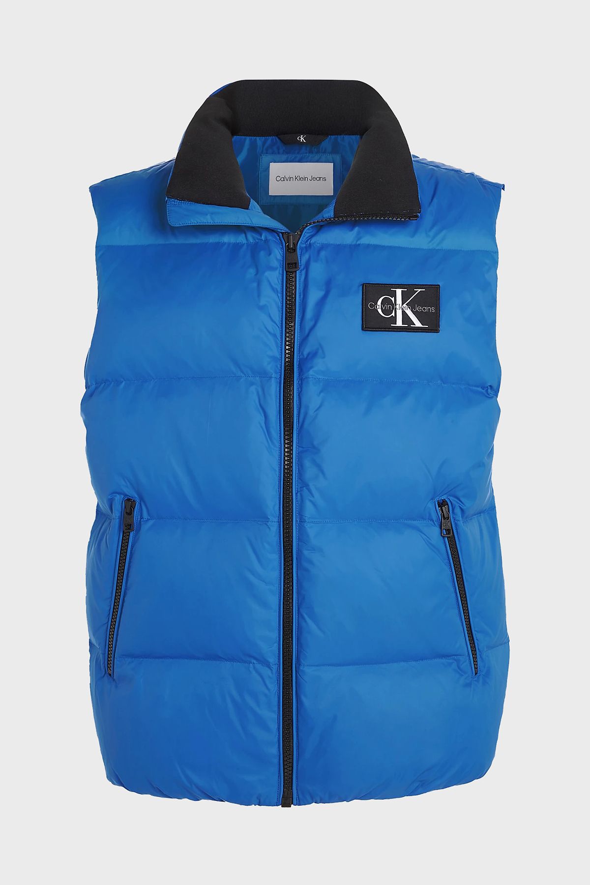 Calvin Klein Logo Waterproof Stand Collar Regular Fit Puffer Vest