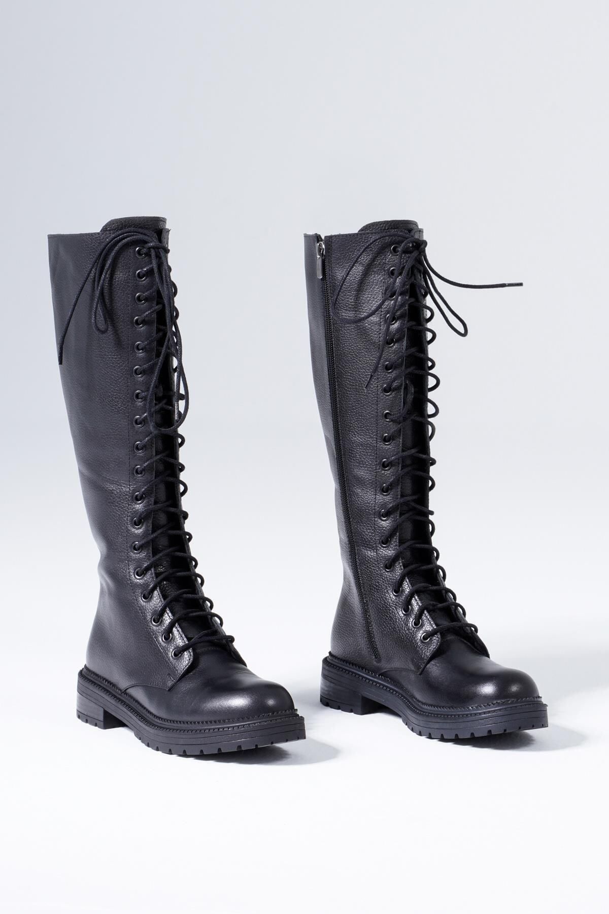 Boots clearance genuine leather