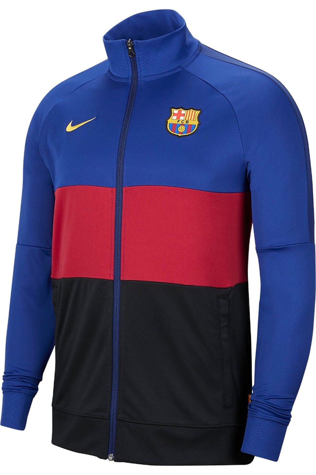 Nike Fc Barcelona Slim Fit Cut Tracksuit Jacket C 9248 455 Trendyol