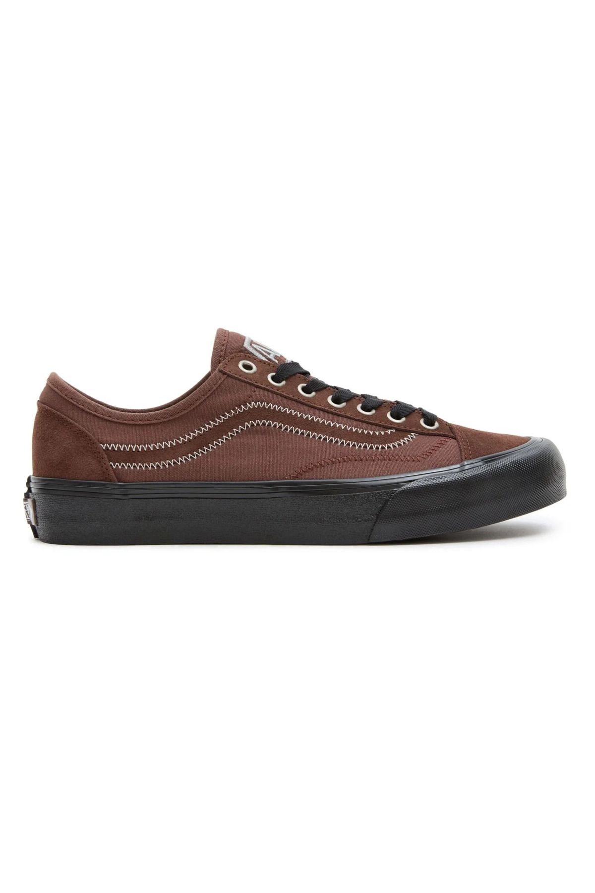 Dark cheap brown vans