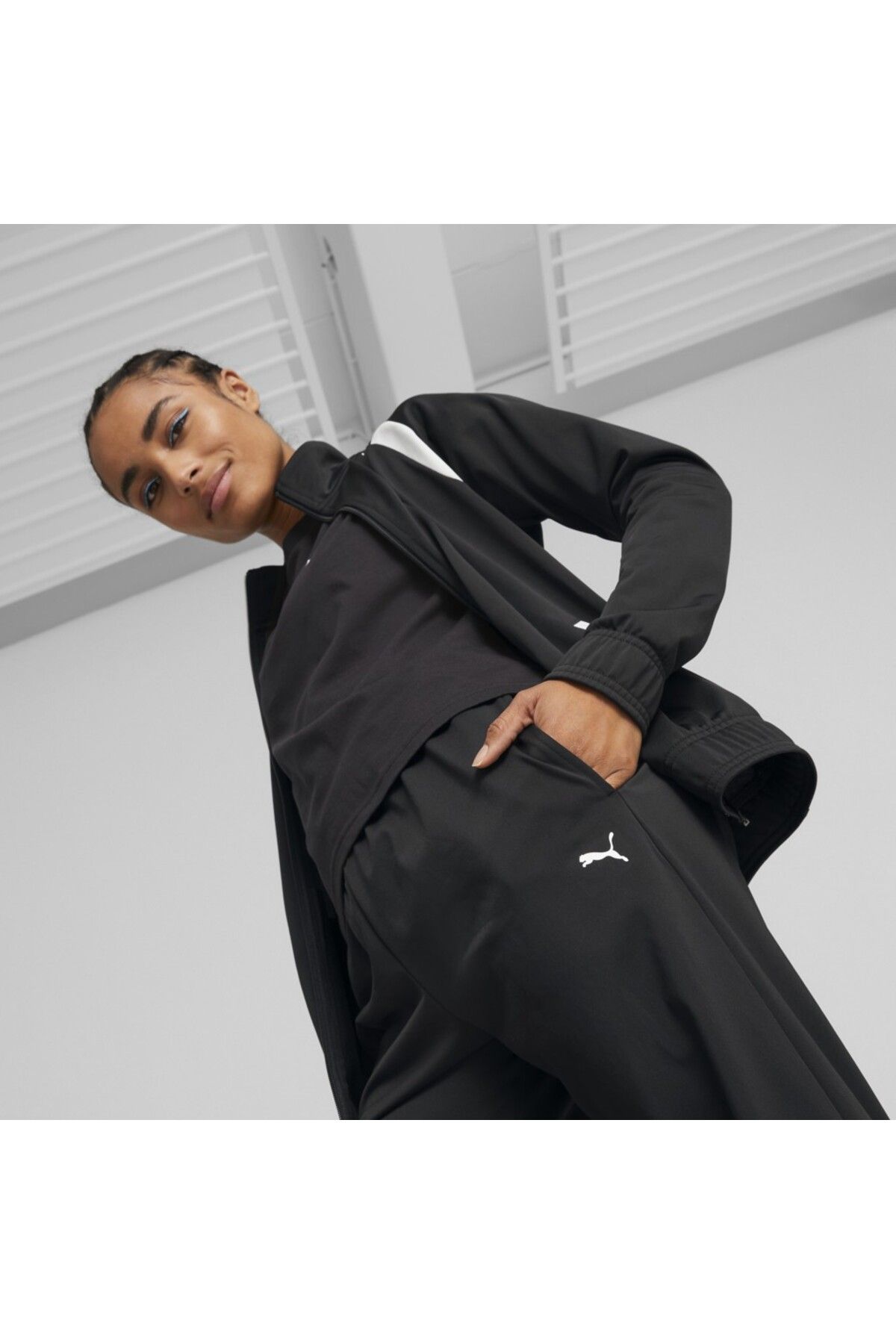 Puma Classic Tricot Women s Black Tracksuit Set Trendyol