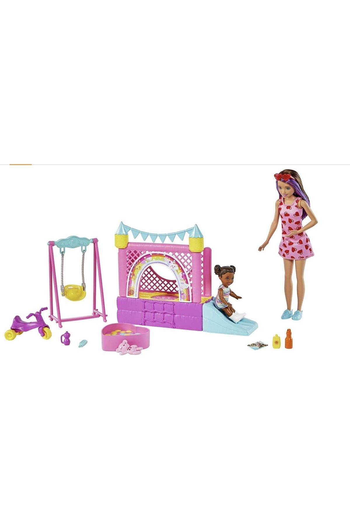 Barbie deals babysitter set