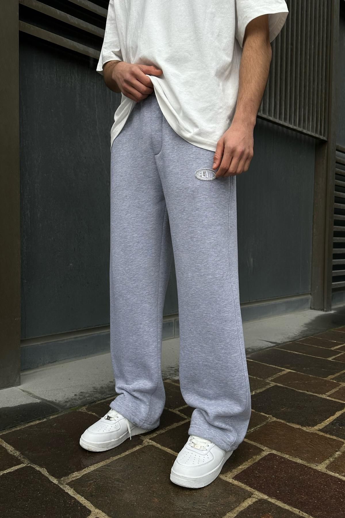 Gray Baggy Tracksuit