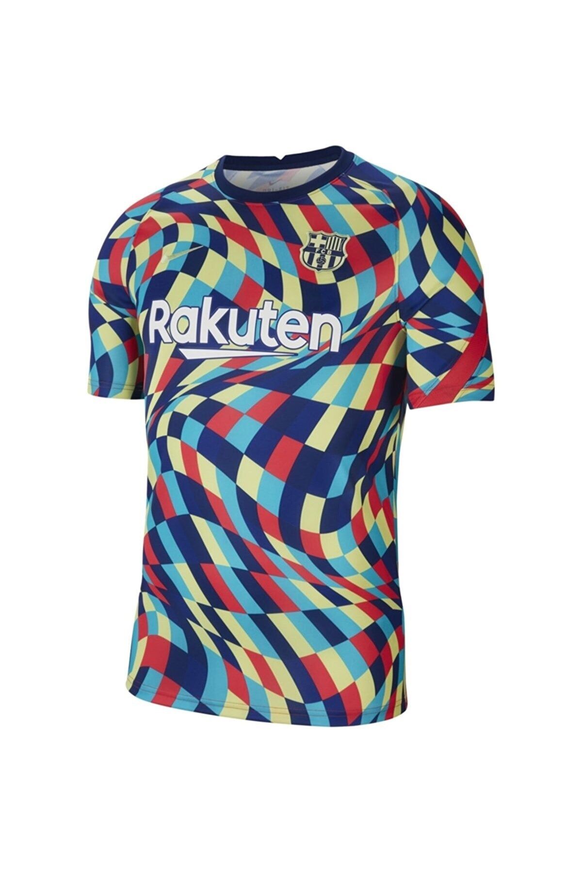 Fc barcelona deals pre match shirt