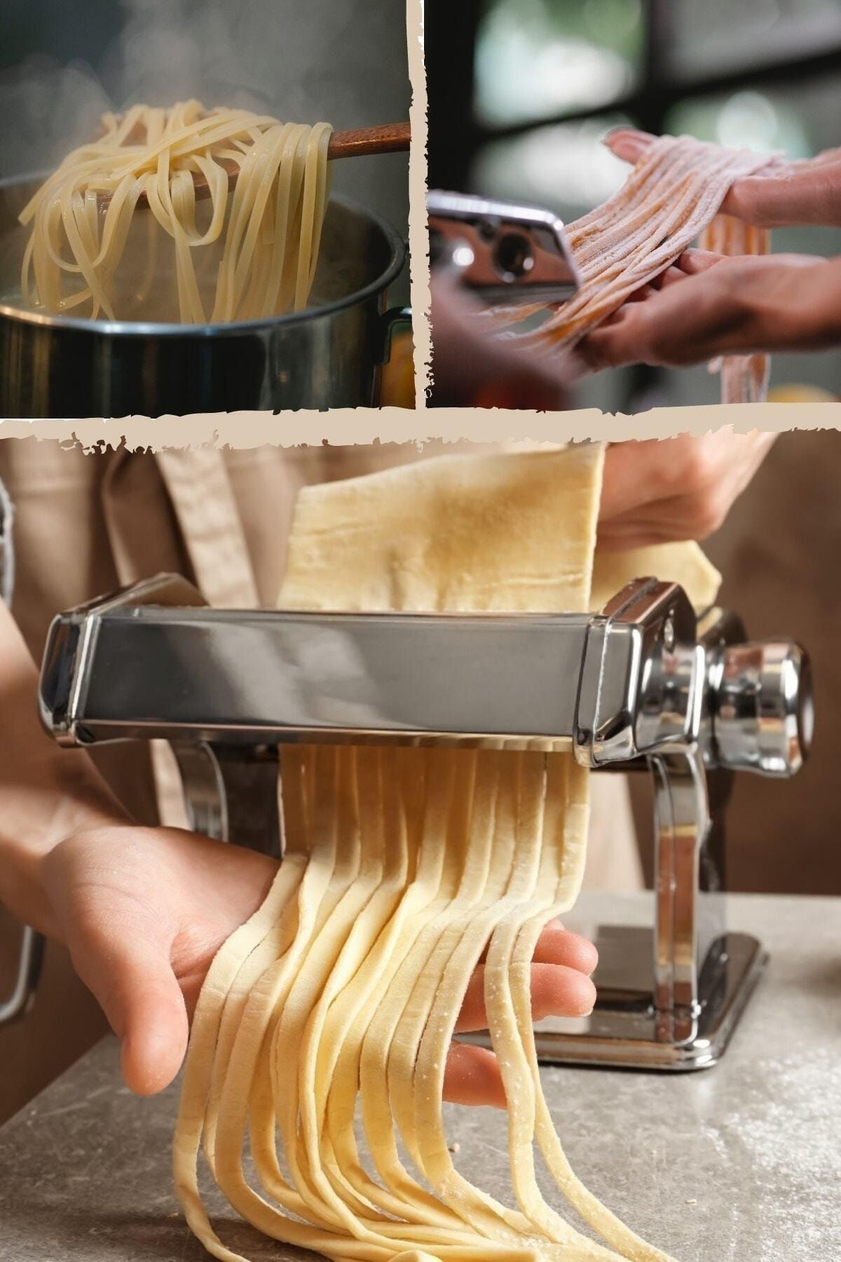 Lilya Home Noodle Pasta Making Cutting Machine Dough Lasagna