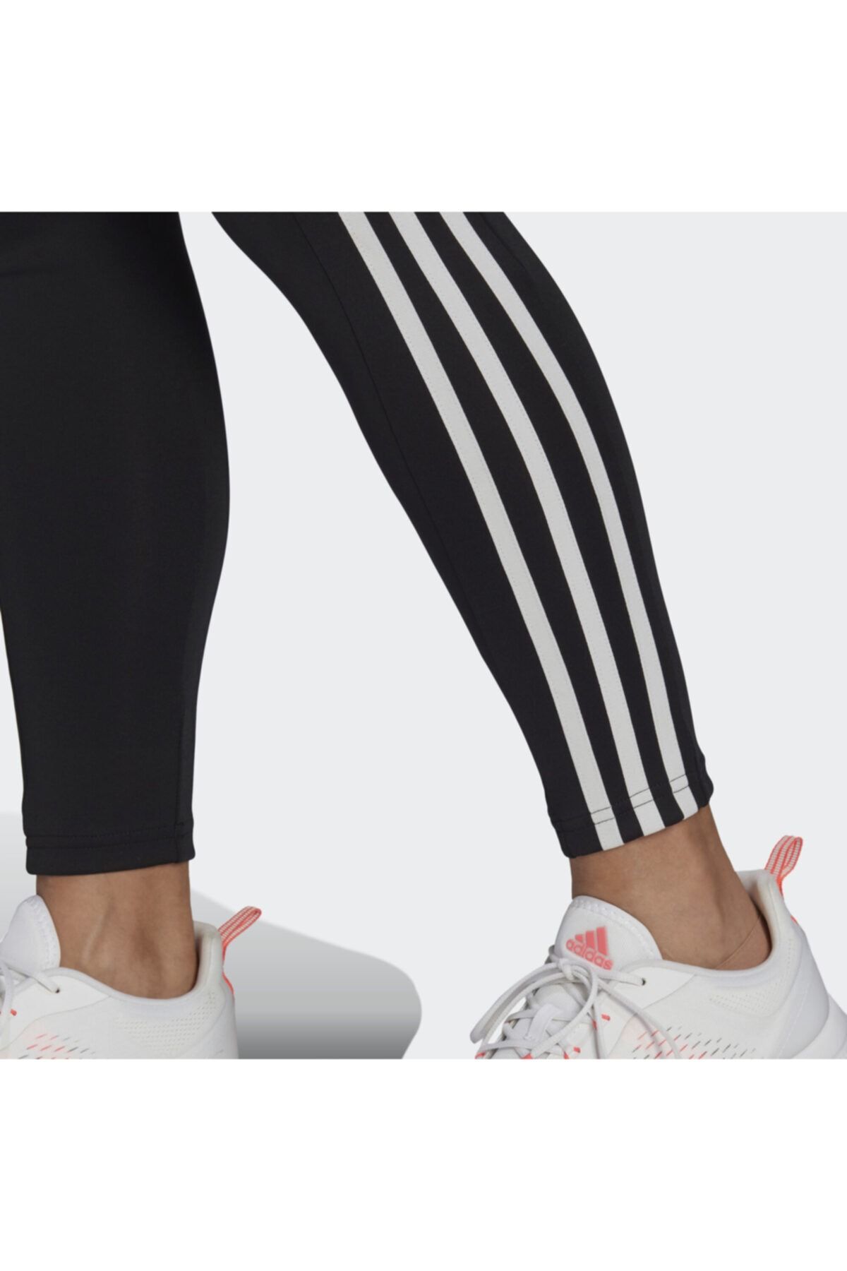 Adidas High Rise 3-Stripes 7/8 Tight GL4040 Leggings Black / White L Large