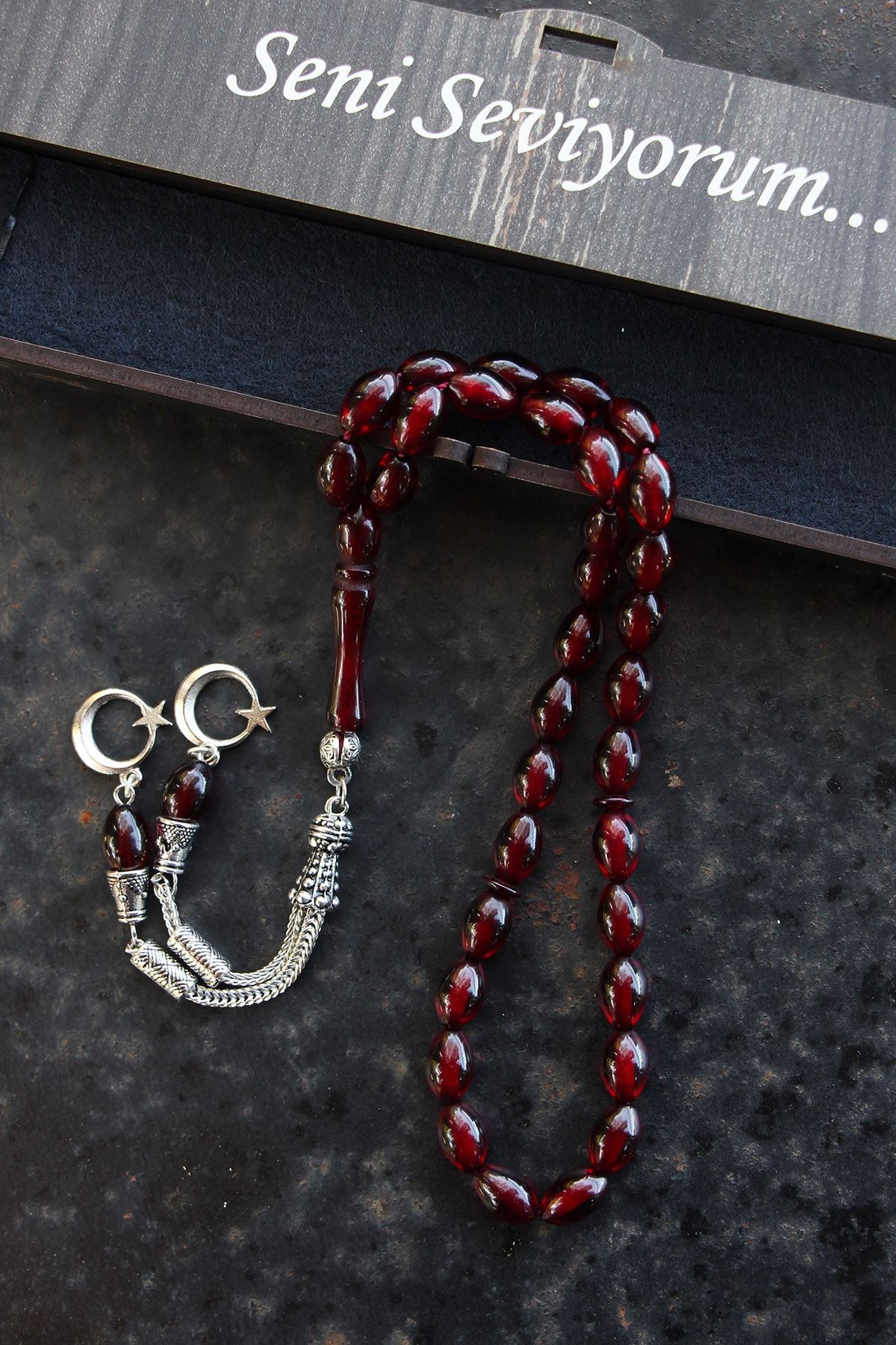 Tesbih Ota Powder Amber Prayer Beads