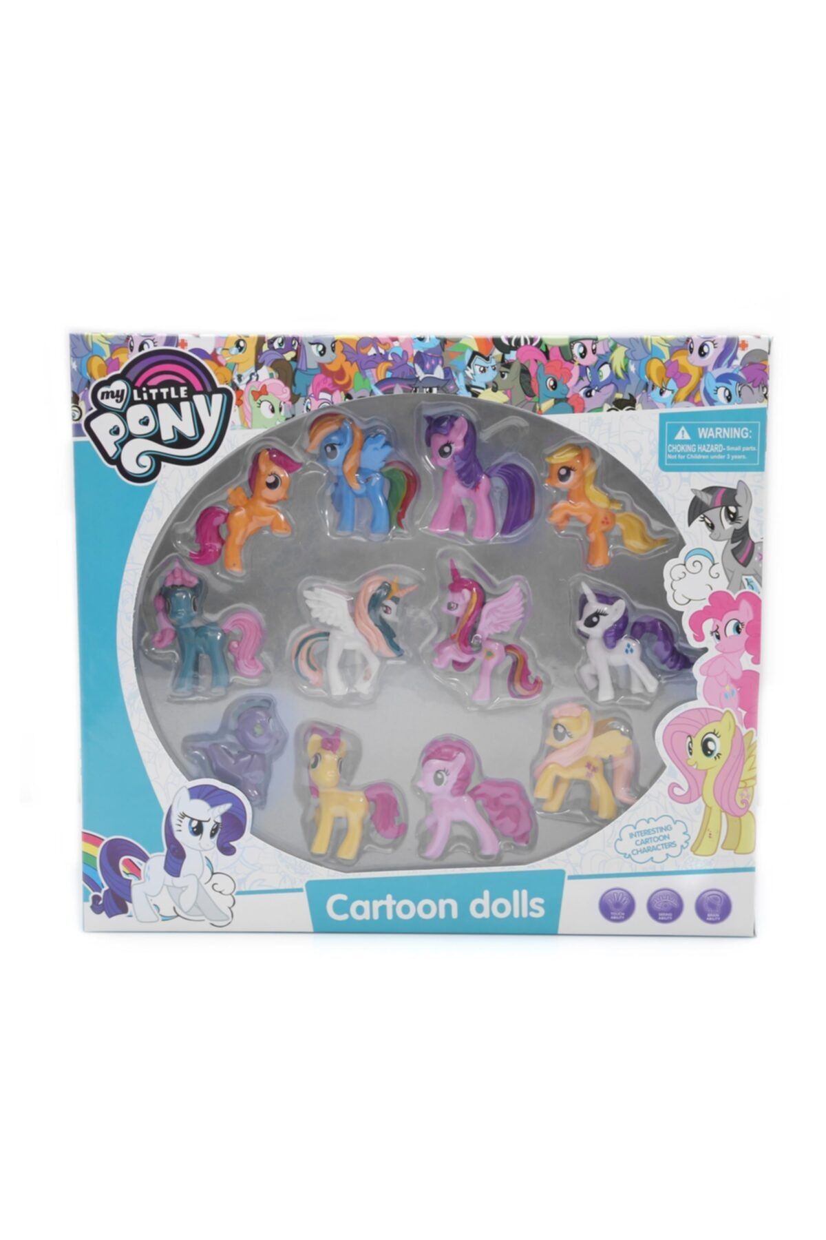 My little pony set of 12 on sale