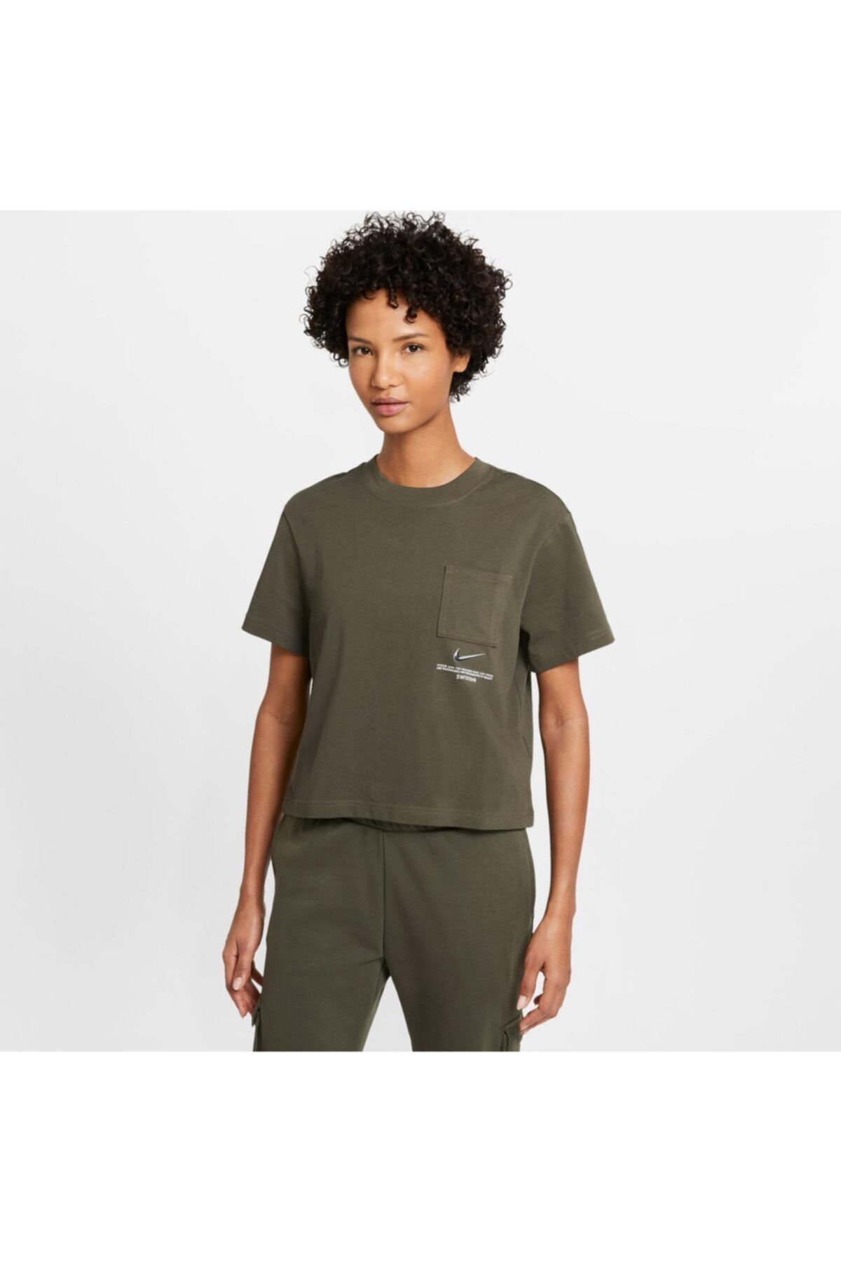 Nike khaki t shirt hot sale