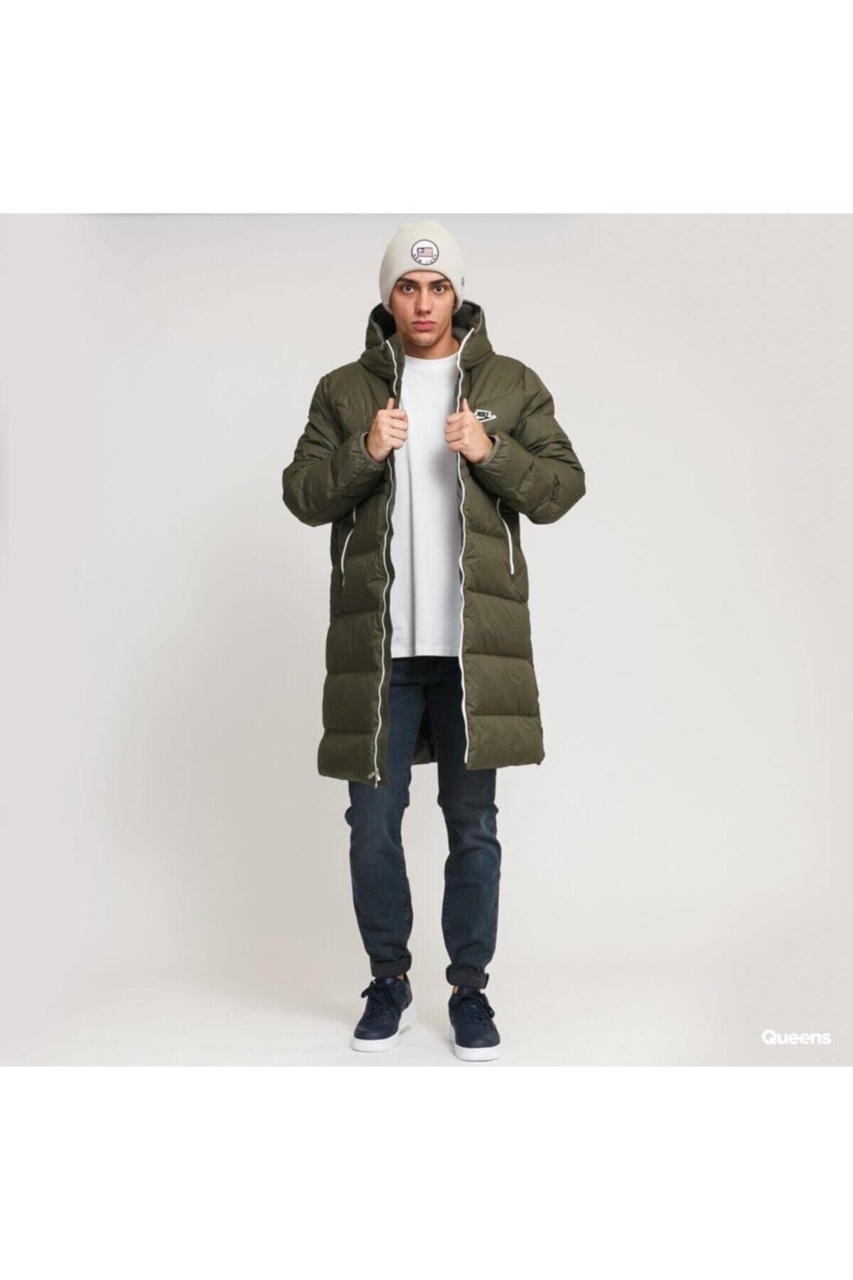 Nike khaki down fill parka discount