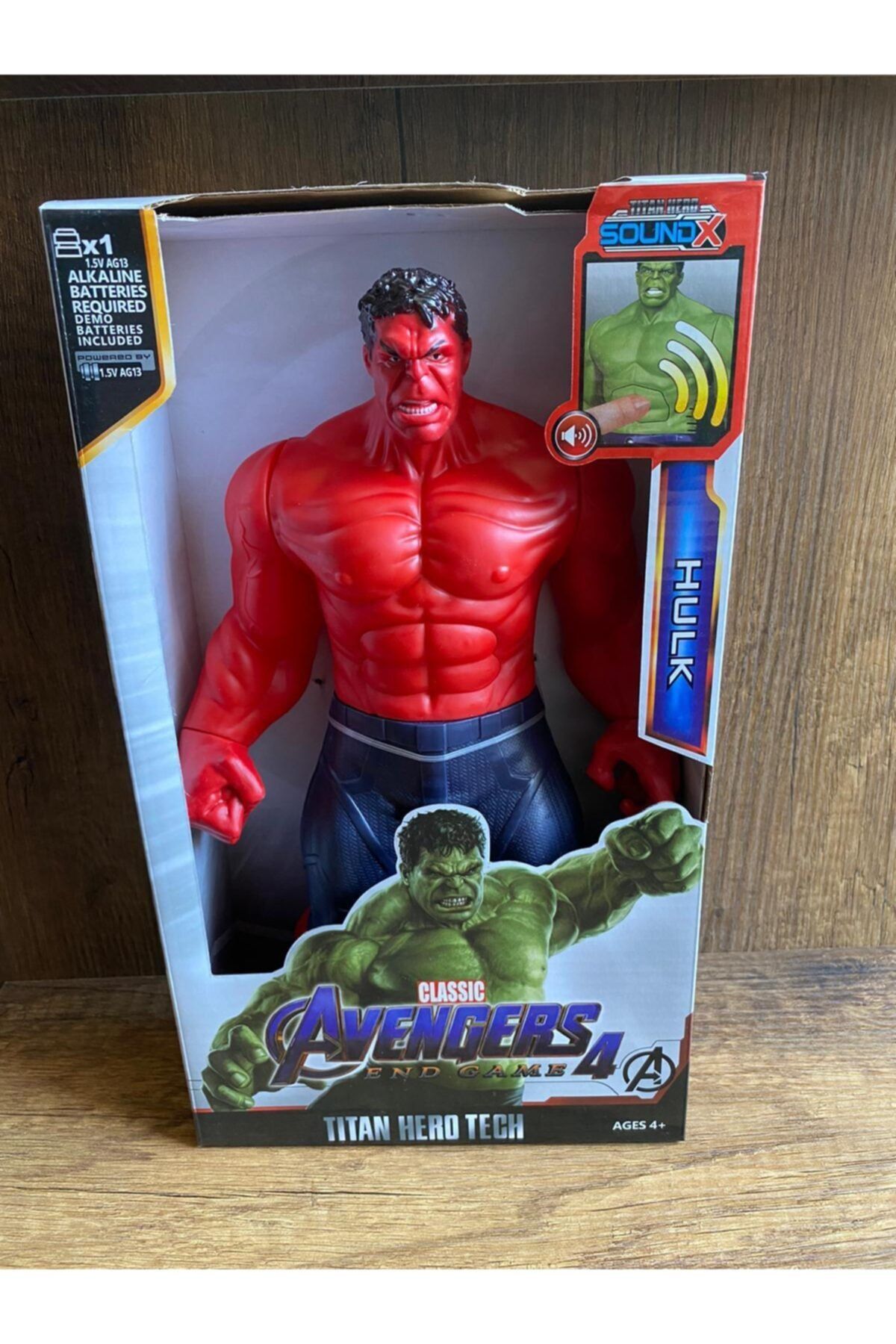 12 inch red hulk action figure top