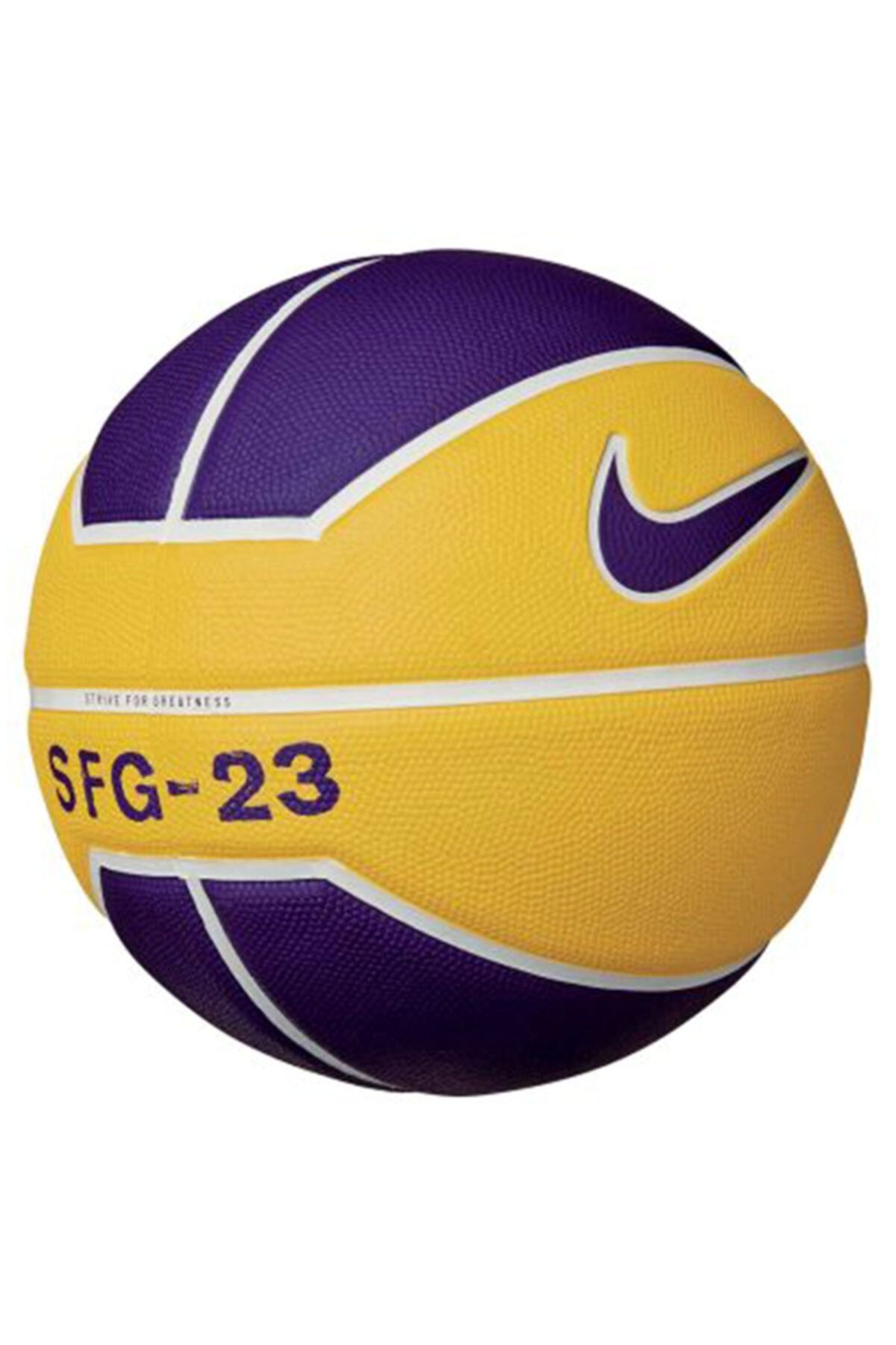 Nike Lebron Playground 4p Unisex Yellow Basketball Ball N.000.2784