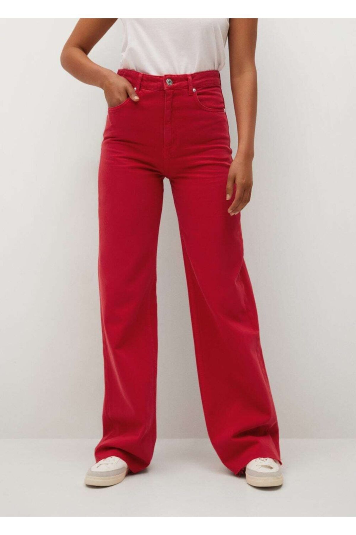 Red top mango jeans