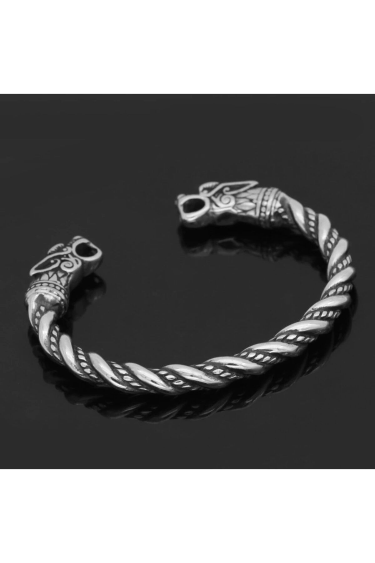Black shop steel bracelet