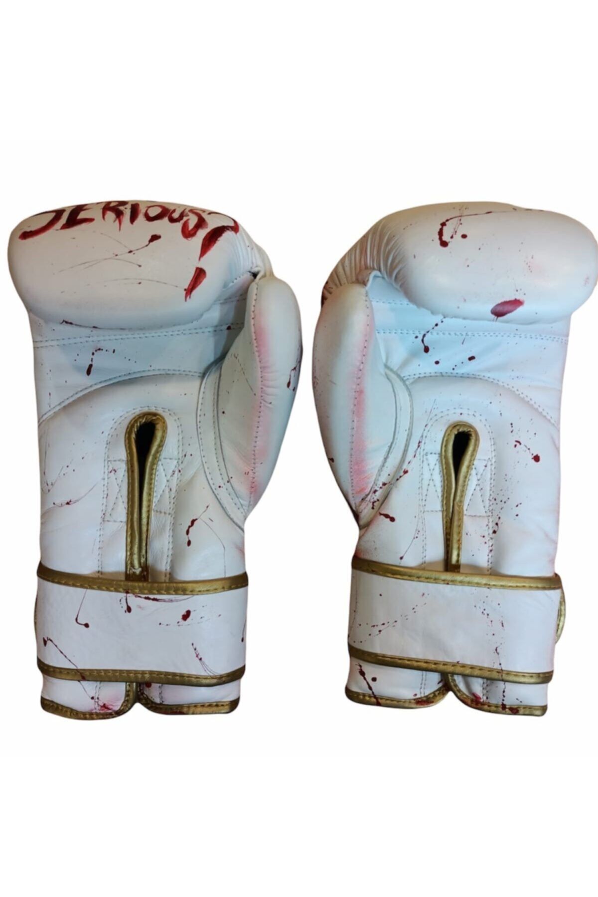Conquer Custom Made Hero Joker 2 Leather Velcro Boxing Gloves