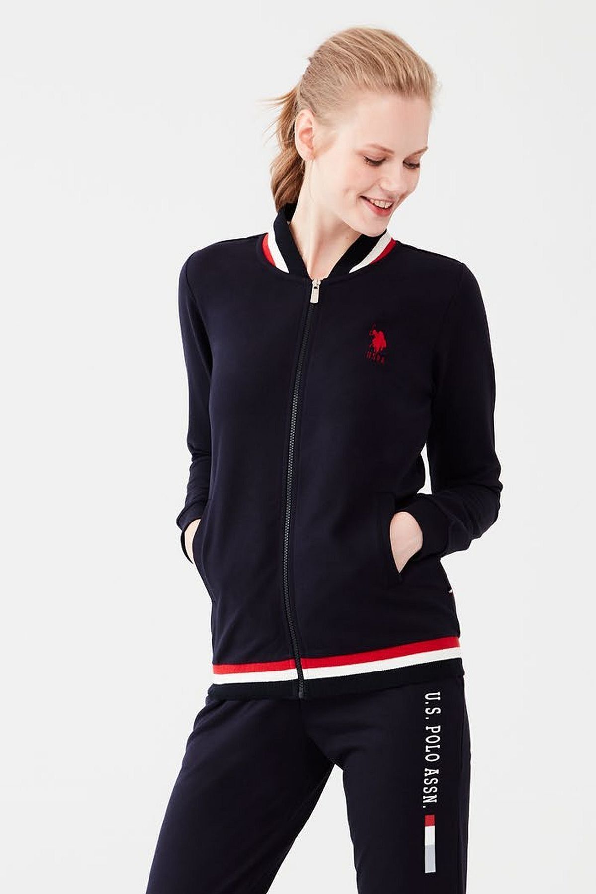 Womens polo cheap sweat suit set