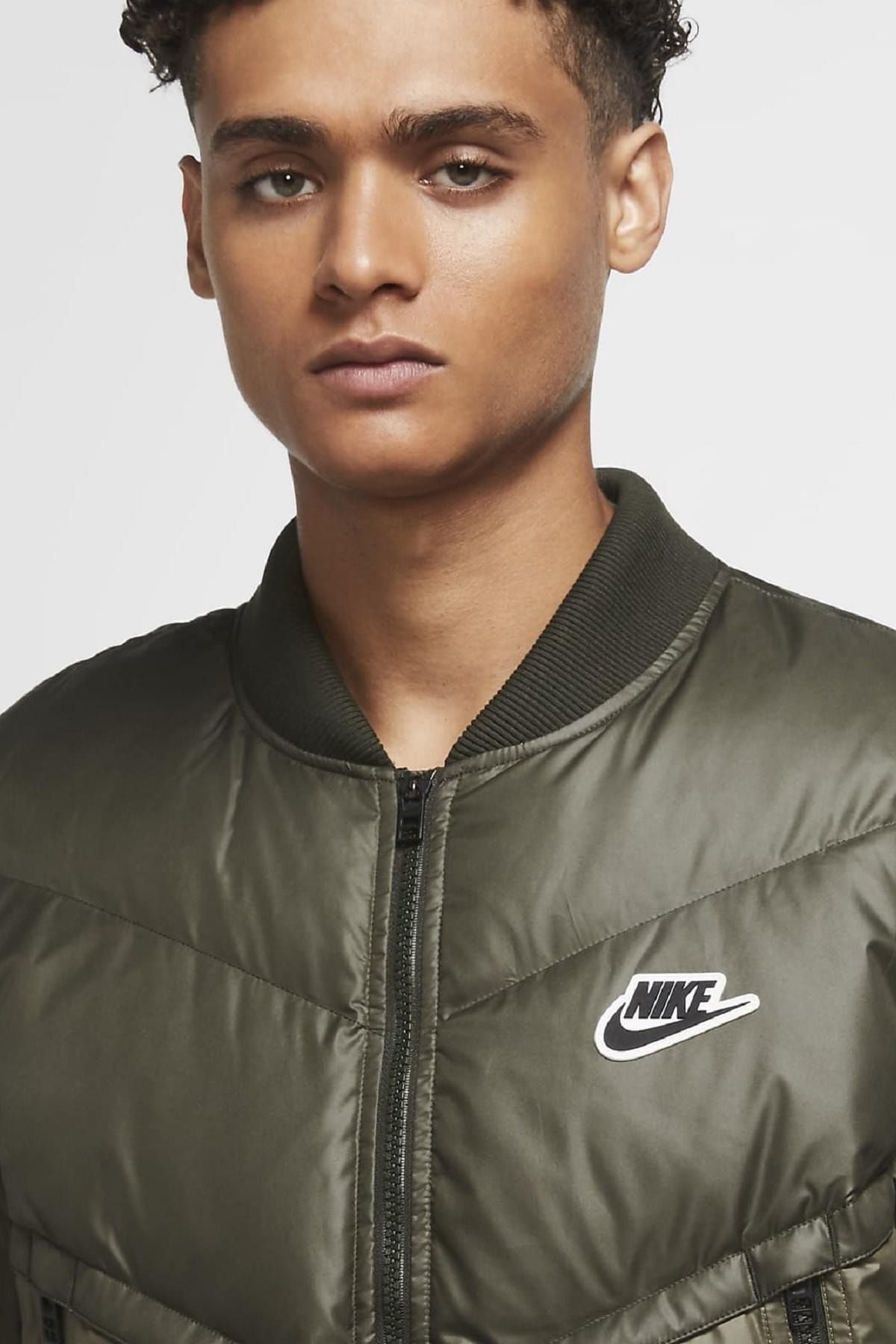 Nike leather coat sales