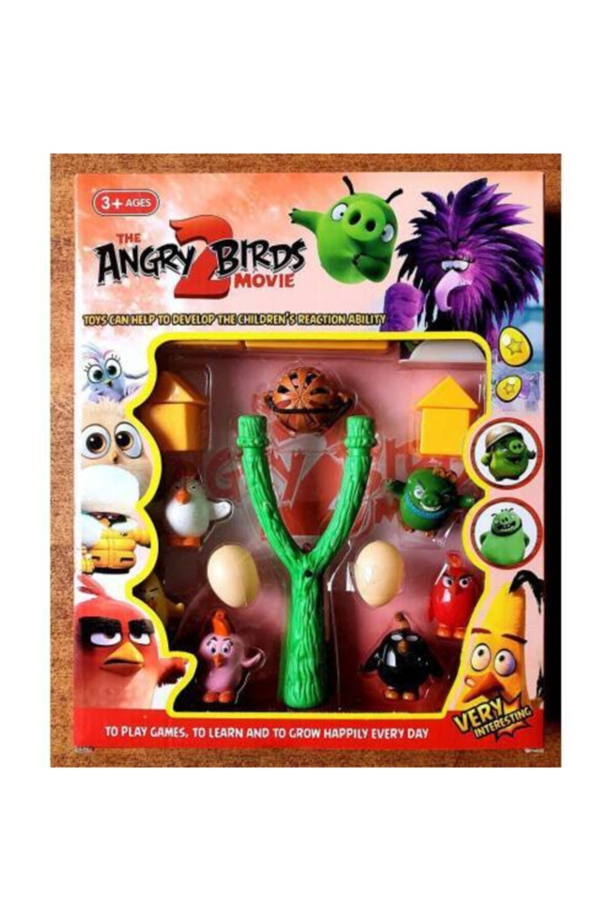 Can Ali Toys Toy Angry Birds Set with Slingshot 13 Piece Figure