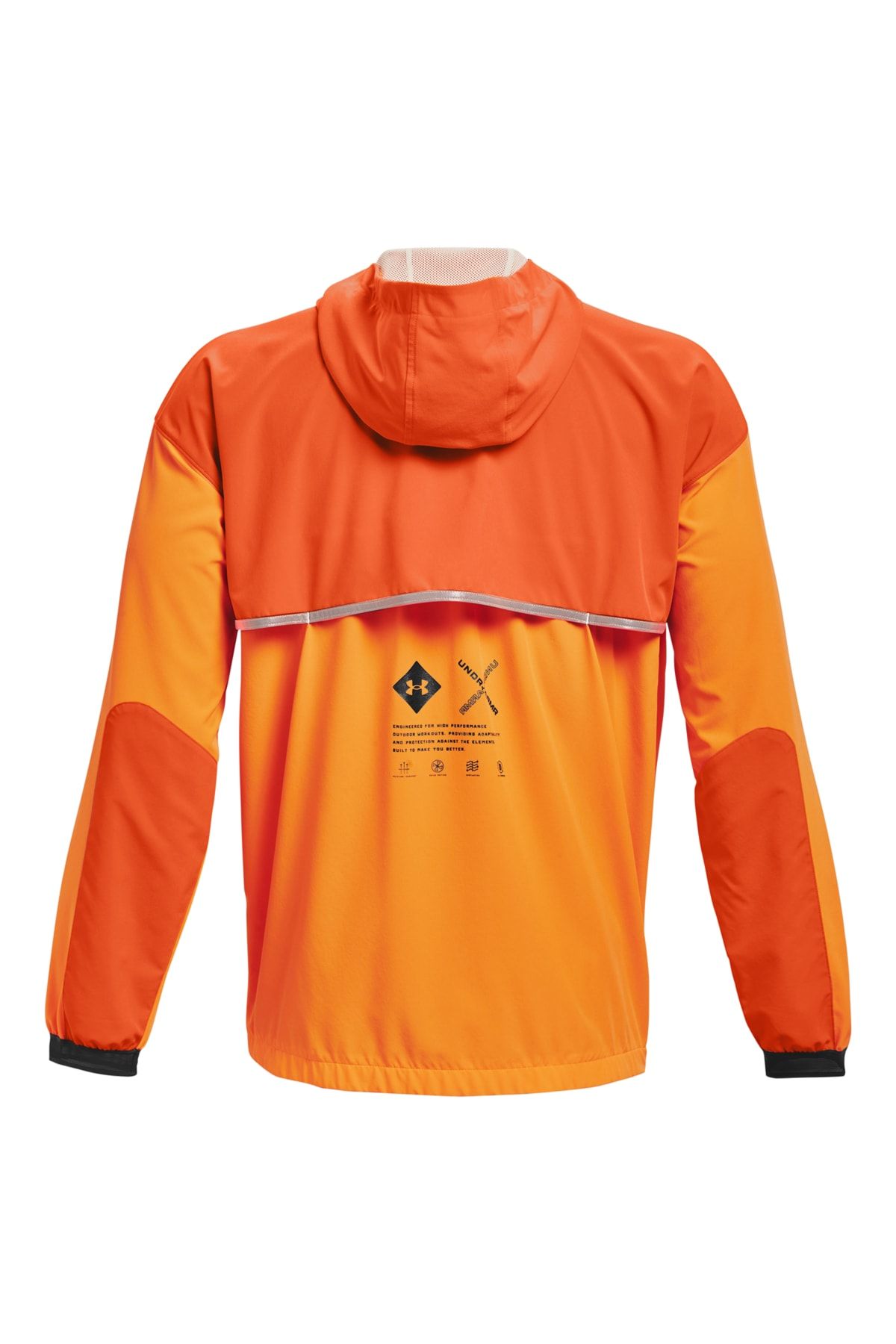 Orange under cheap armour jacket