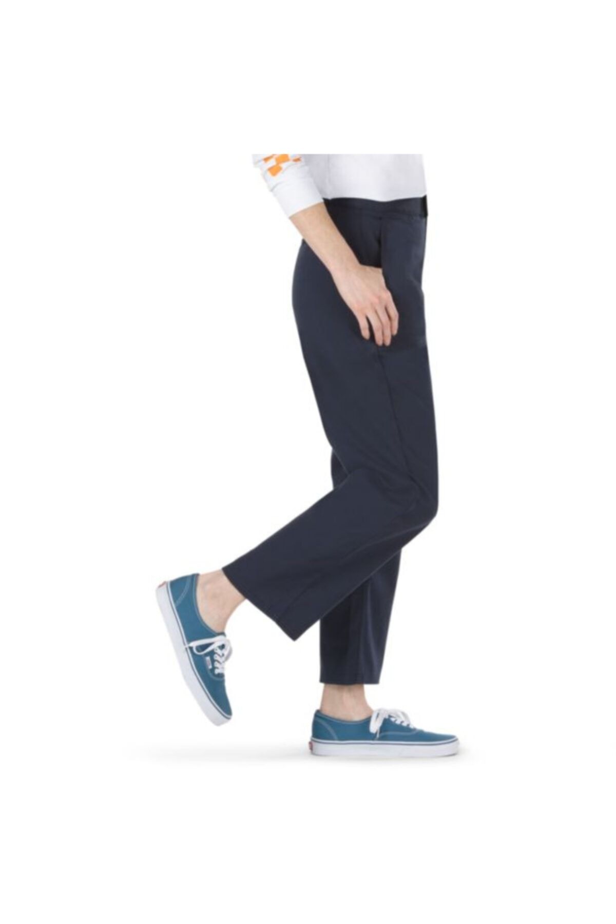 Vans pants hotsell womens Blue