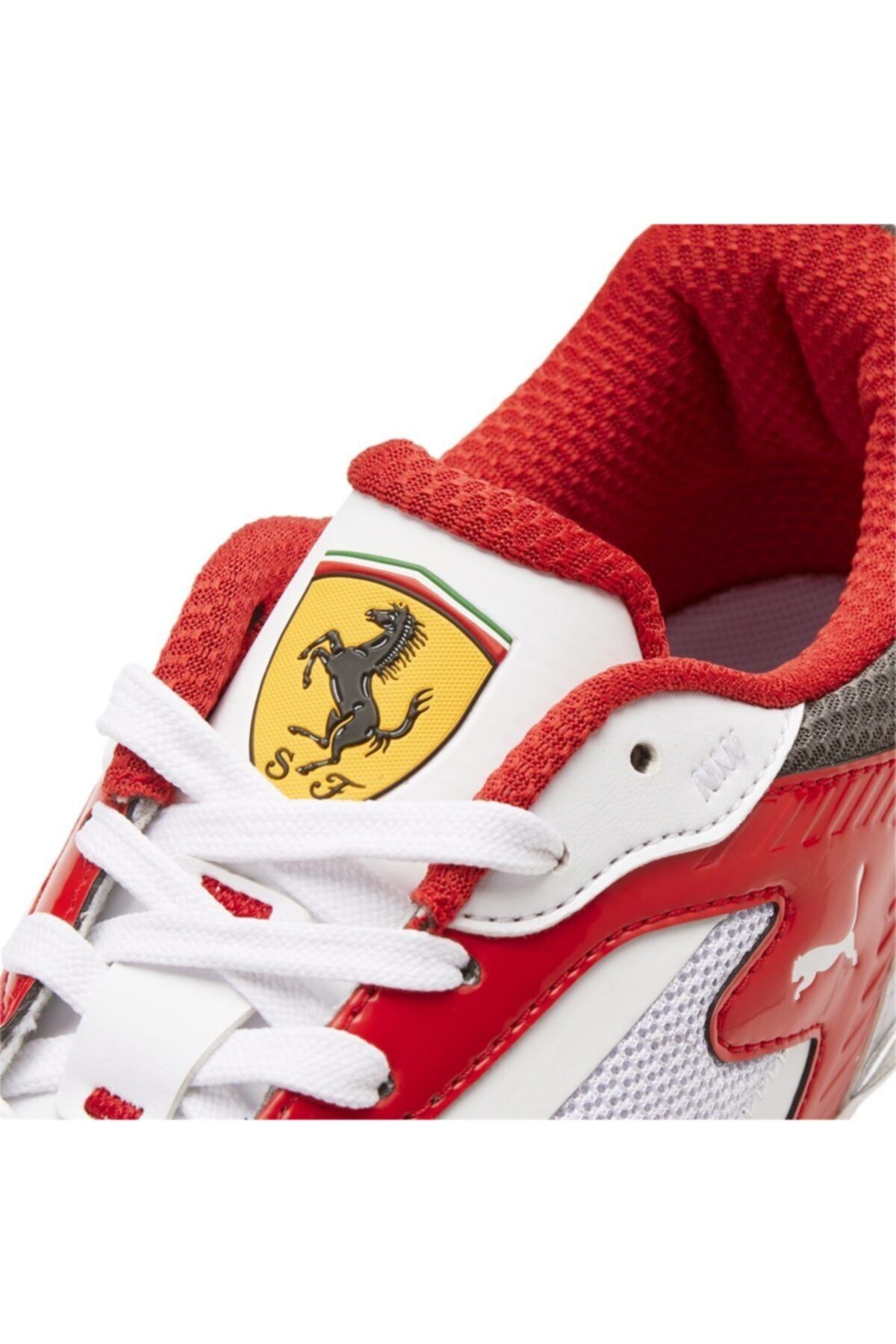 Puma ferrari mens high tops shoes white red hotsell