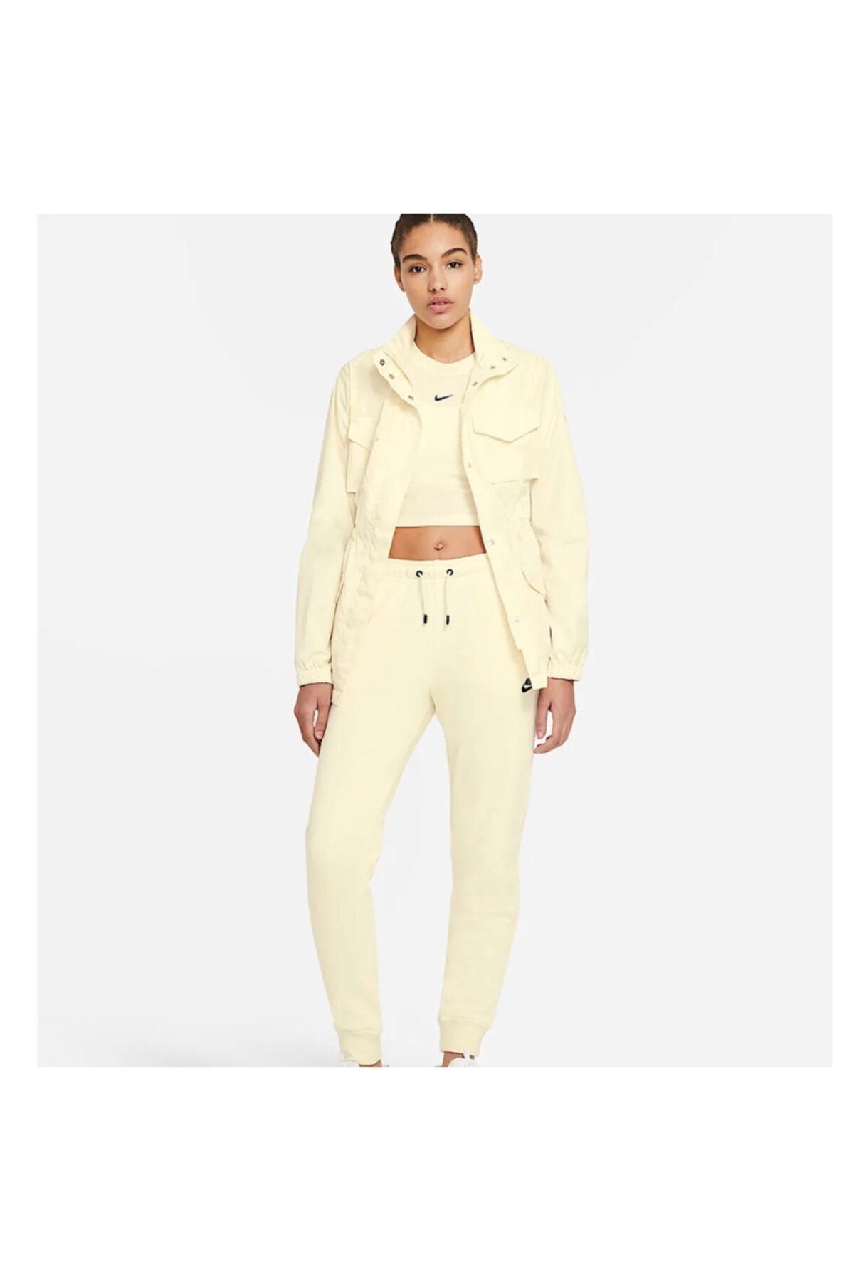 Nike Sportswear Women s Yellow Jacket Trendyol