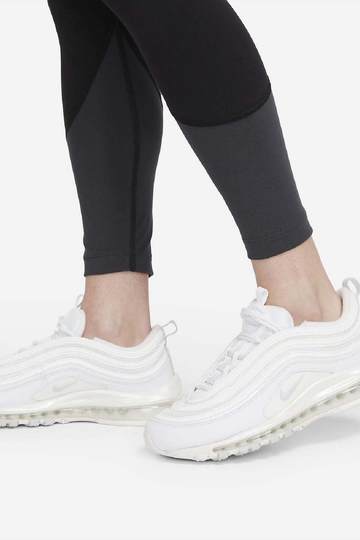 Nike Air High Rise Tight Fit High Waisted Cotton Polyester Tights