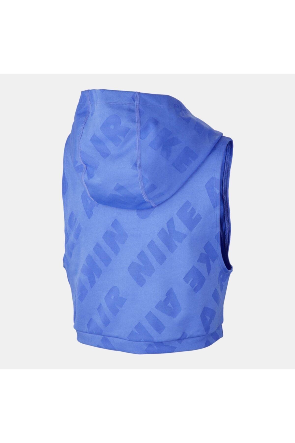 Nike Air Running Vest Hooded Blue Vest Trendyol