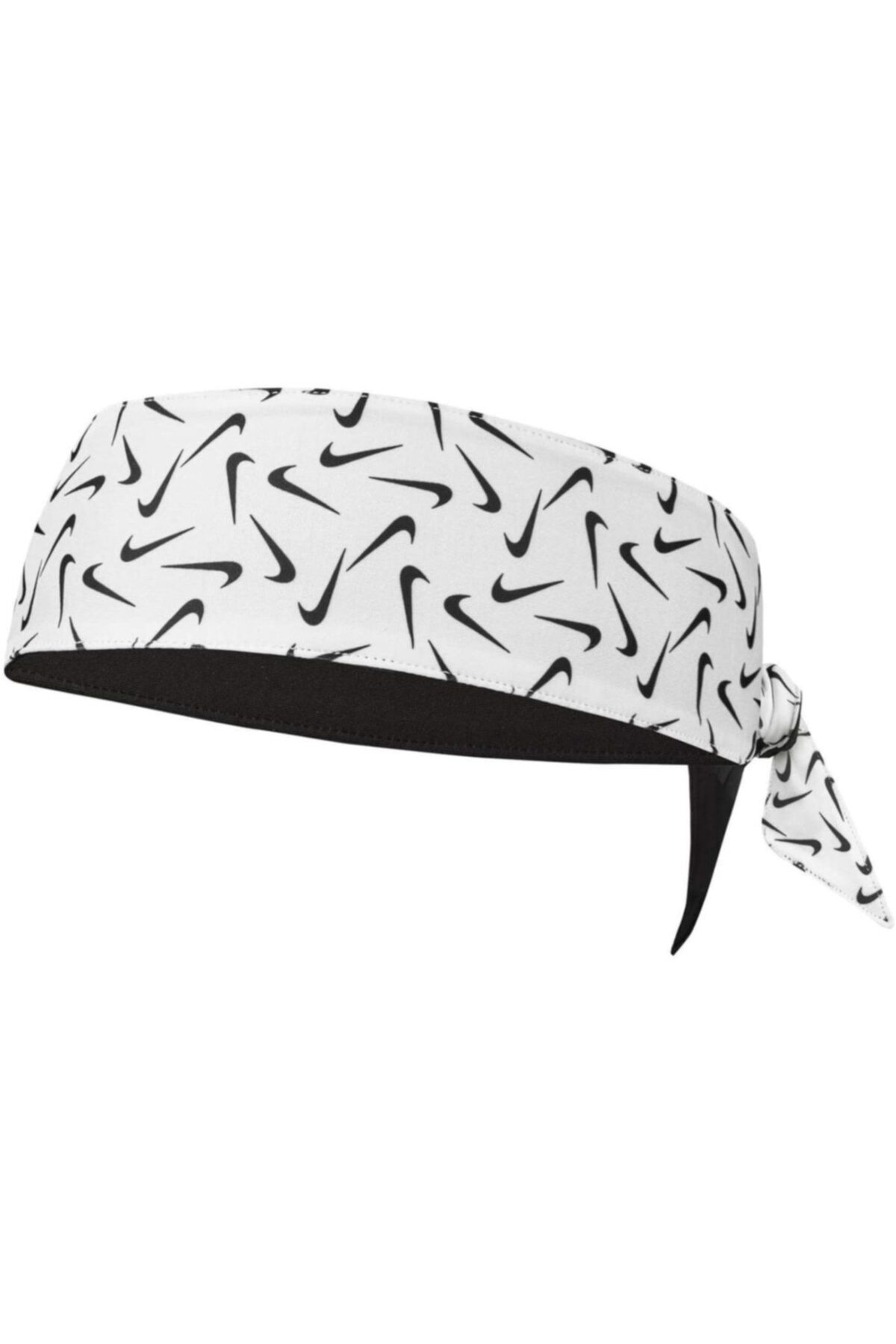 Black and white sale nike tie headband