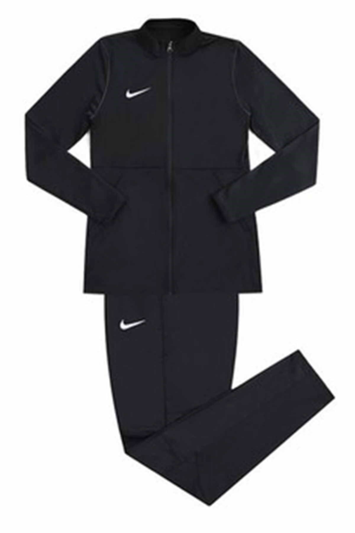 Black nike sweatsuit hot sale