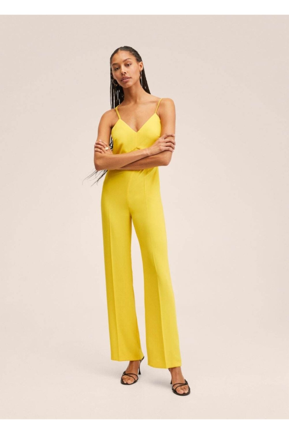 Yellow mango jumpsuit sale