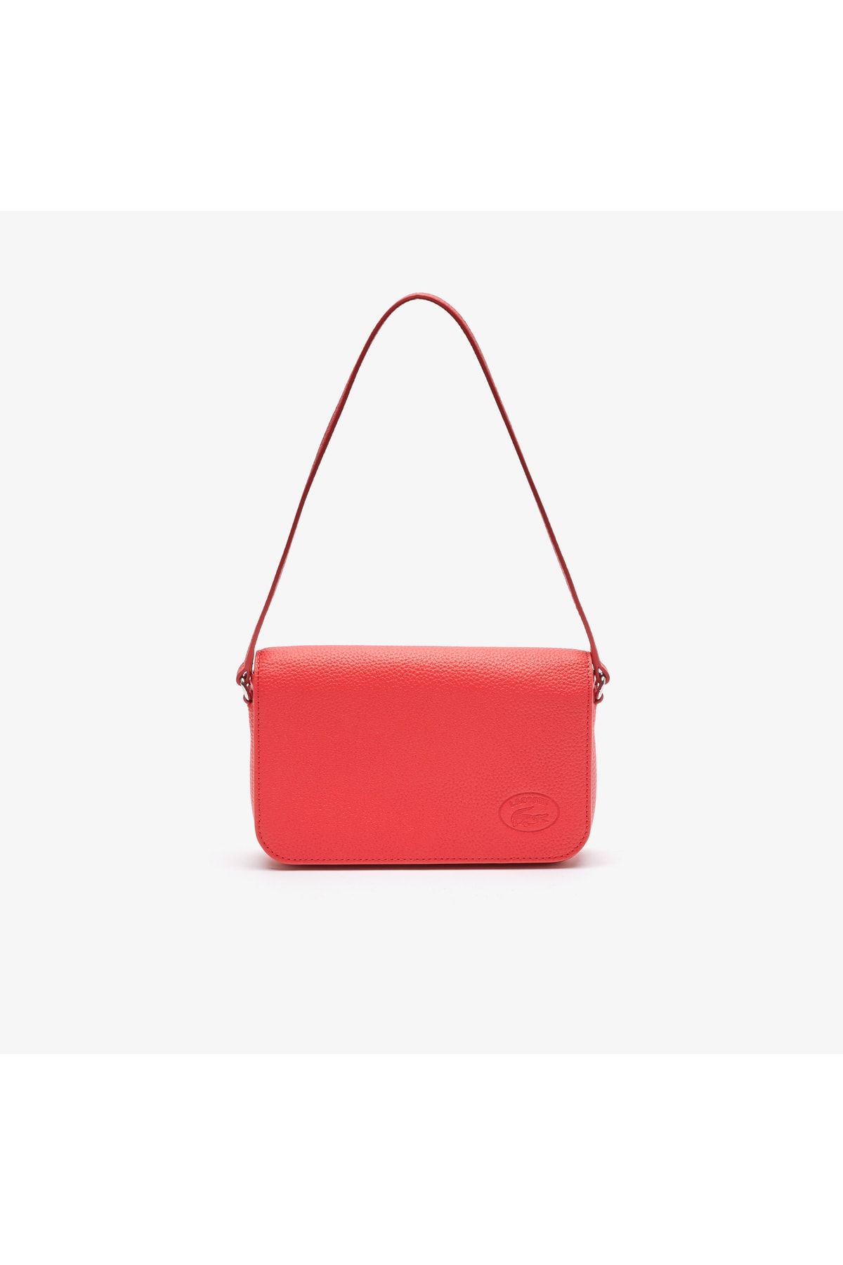 Dark red on sale leather handbag