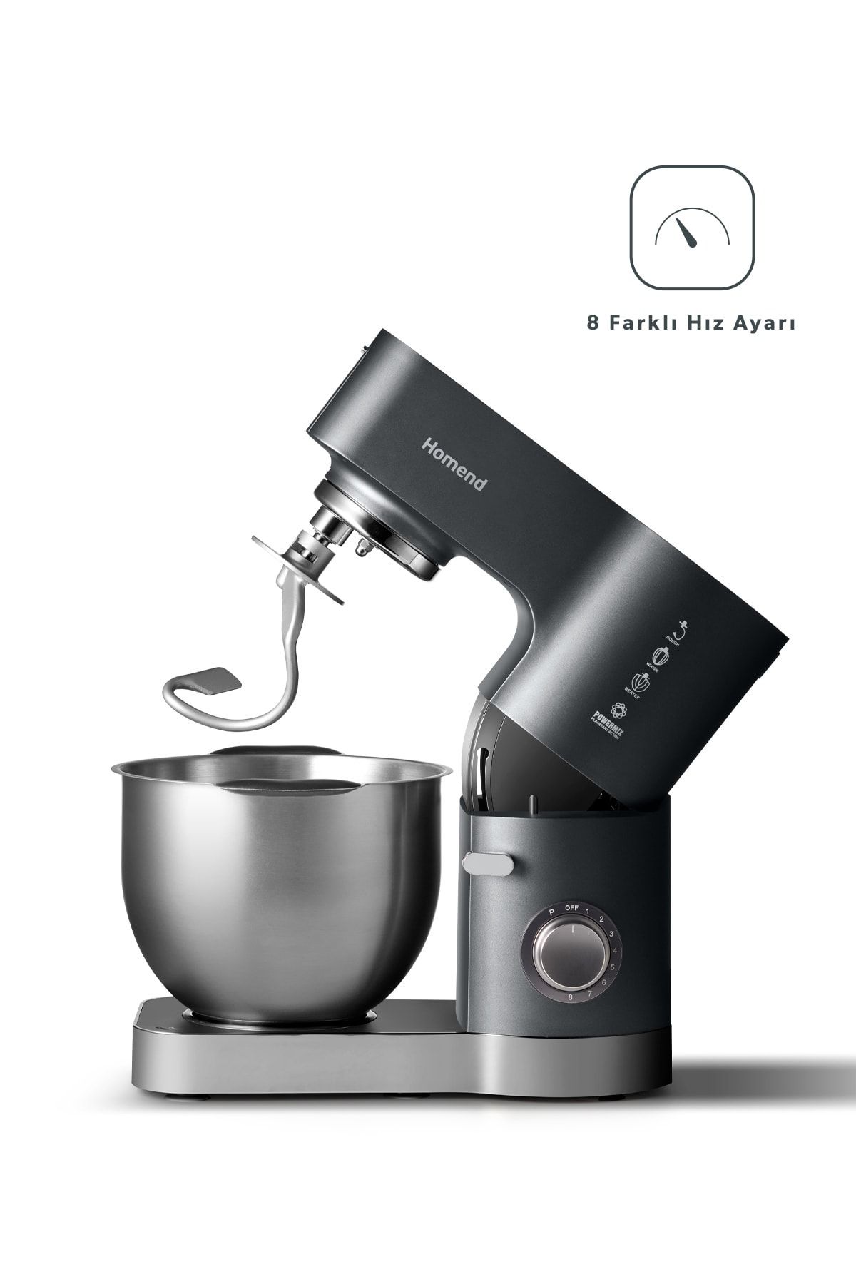 HOMEND Artfood 3025 Stand Mixer Kitchen Chef 1200w 5.5 Lt Trendyol