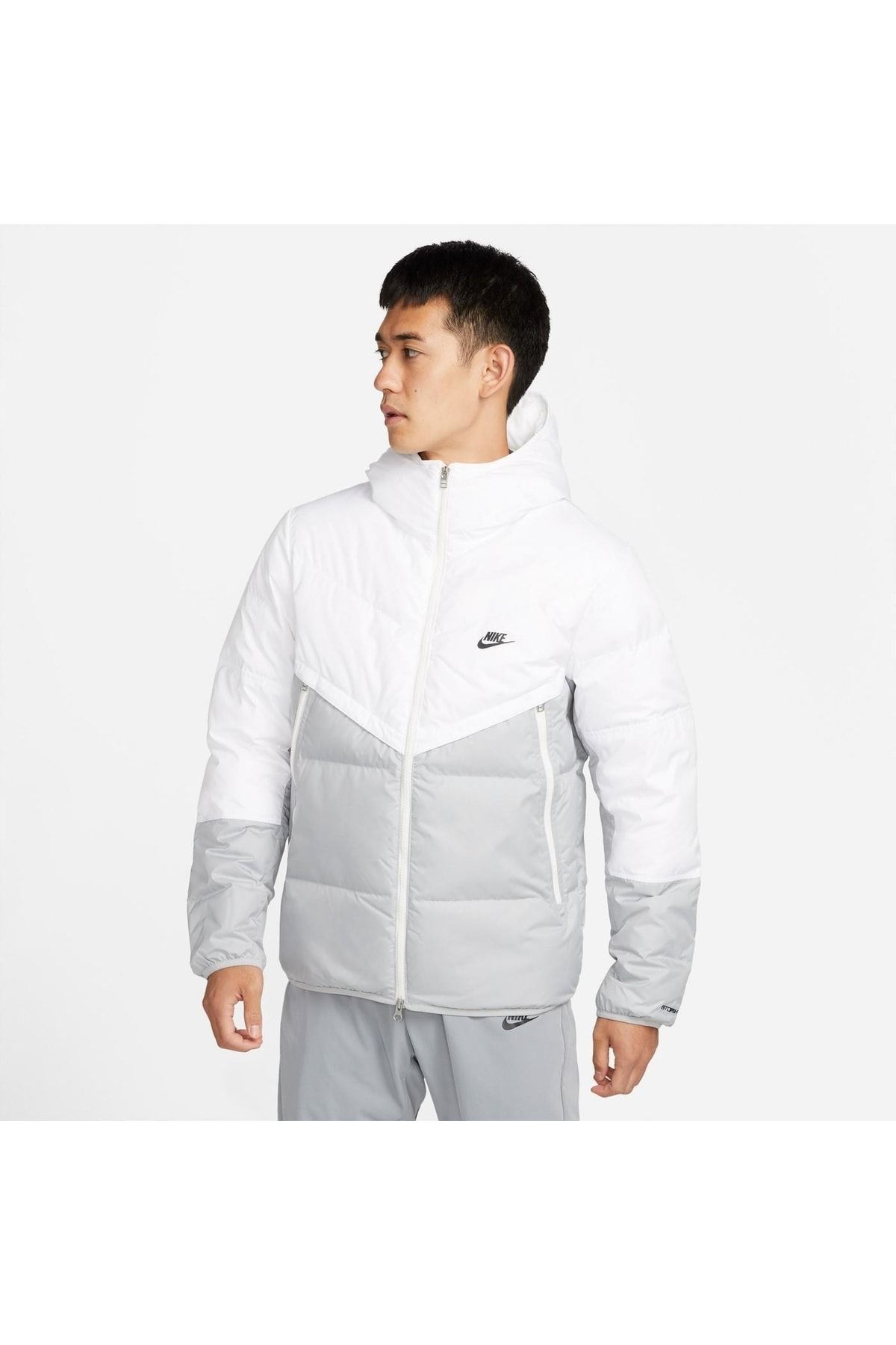 Nike white coat sale