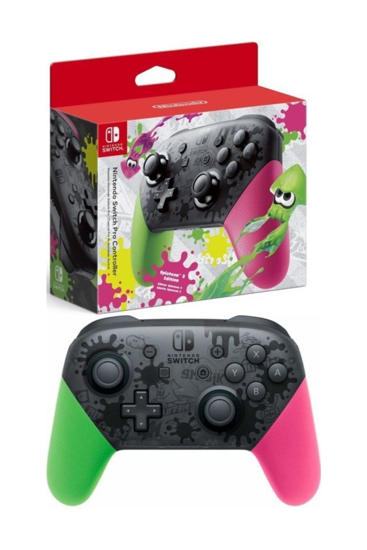 Nintendo Switch Pro Controller Splatoon 2 Edition Trendyol