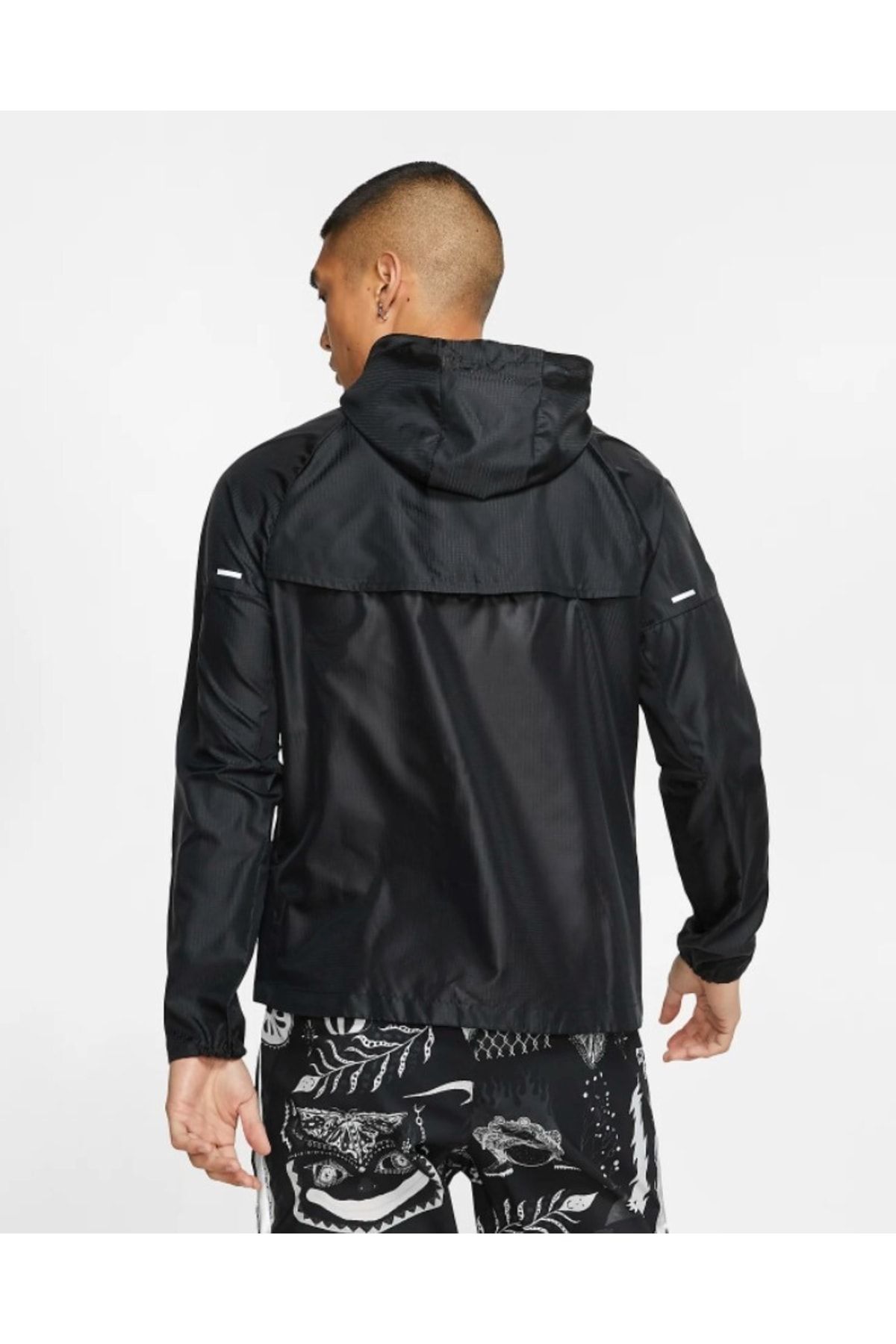 Nike jacket all best sale black